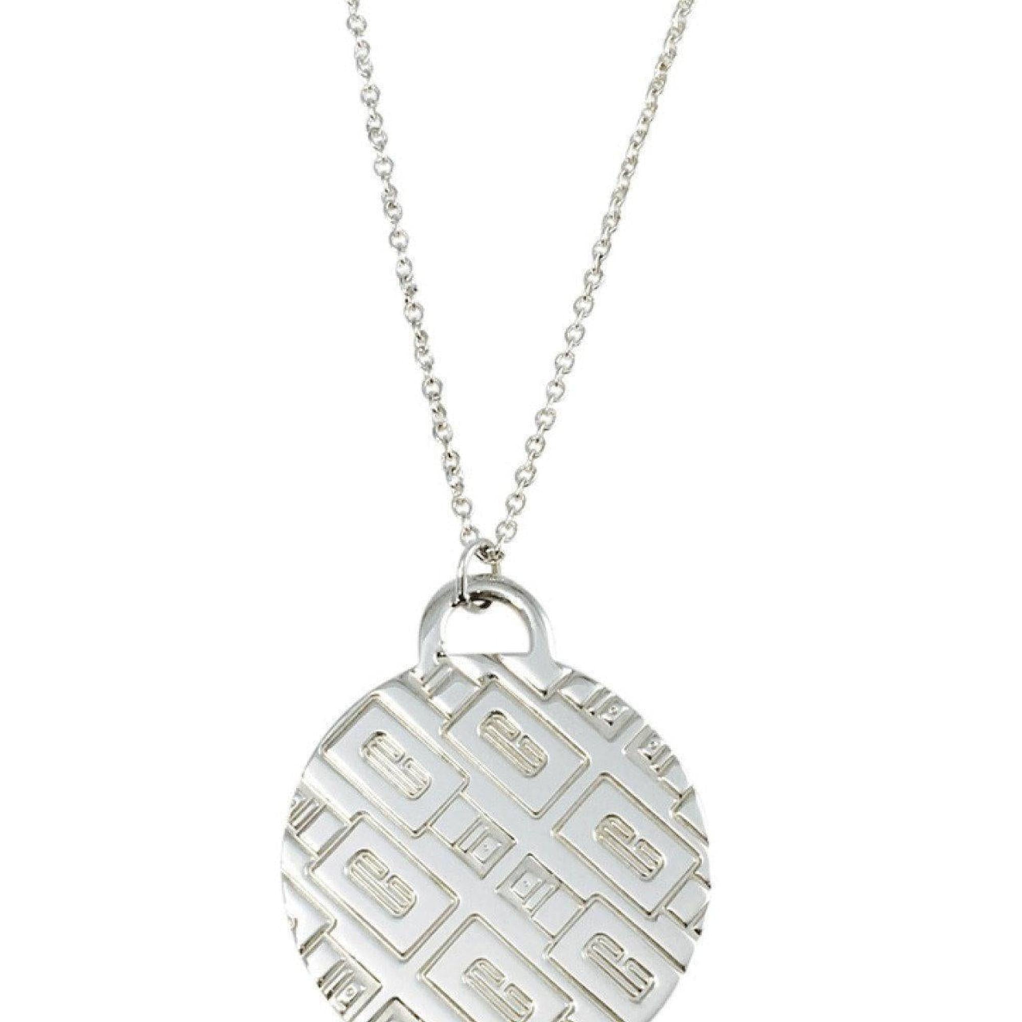 Tiffany & Co. Clinique Disc Charm Pendant on a 18" Chain in Sterling Silver