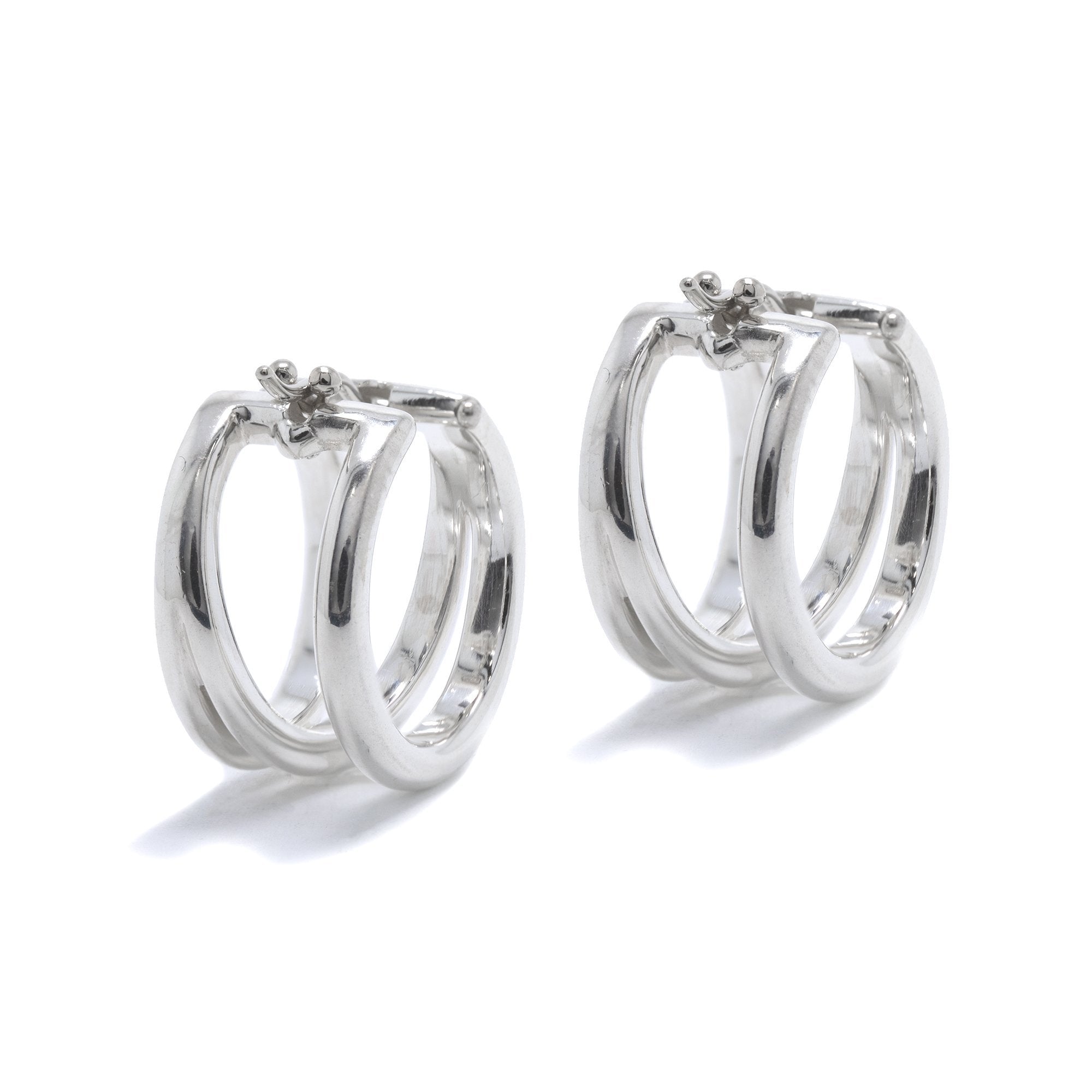 Tiffany & Co. Crossover Hoop Earrings