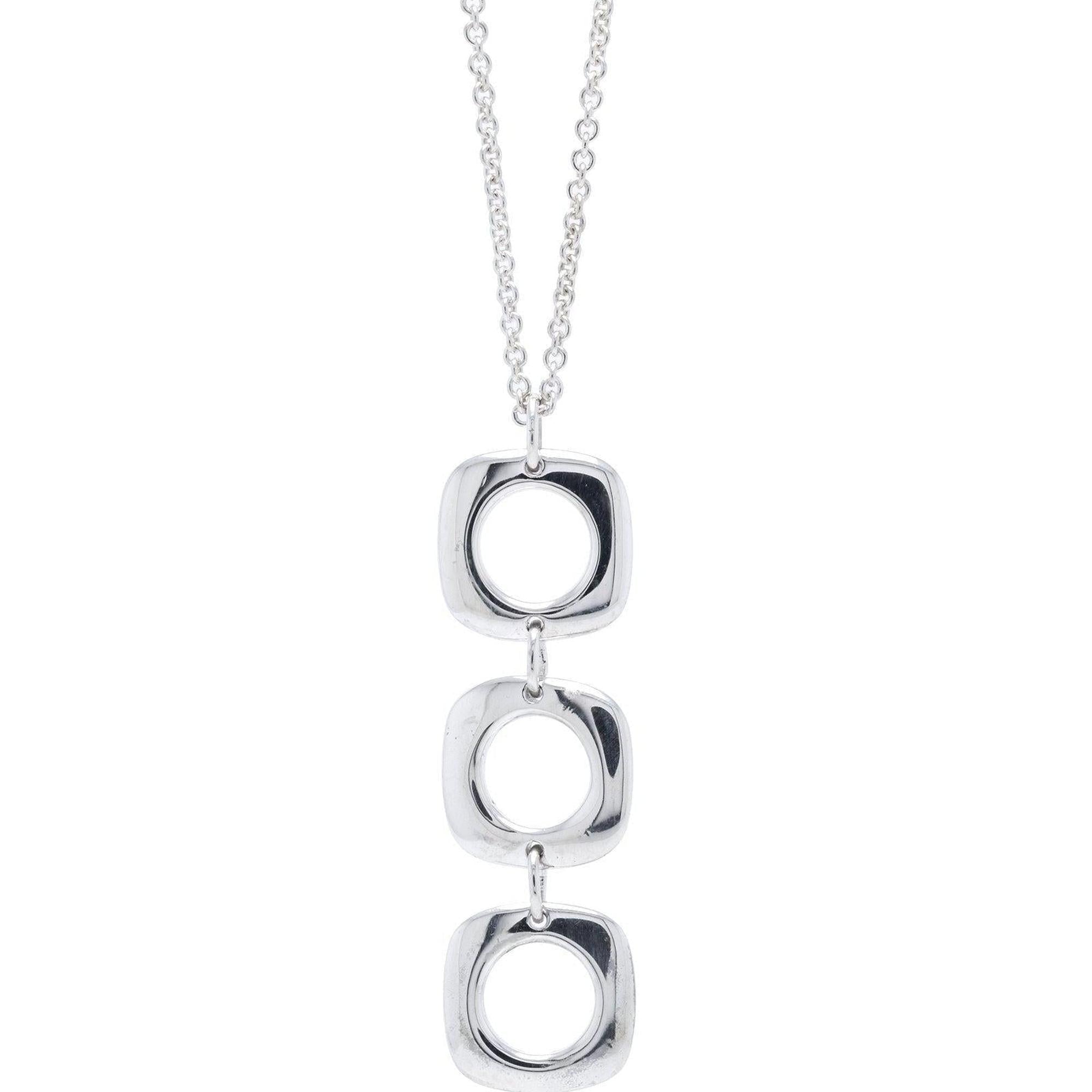 Tiffany & Co. Cushion Drop Pendant Necklace