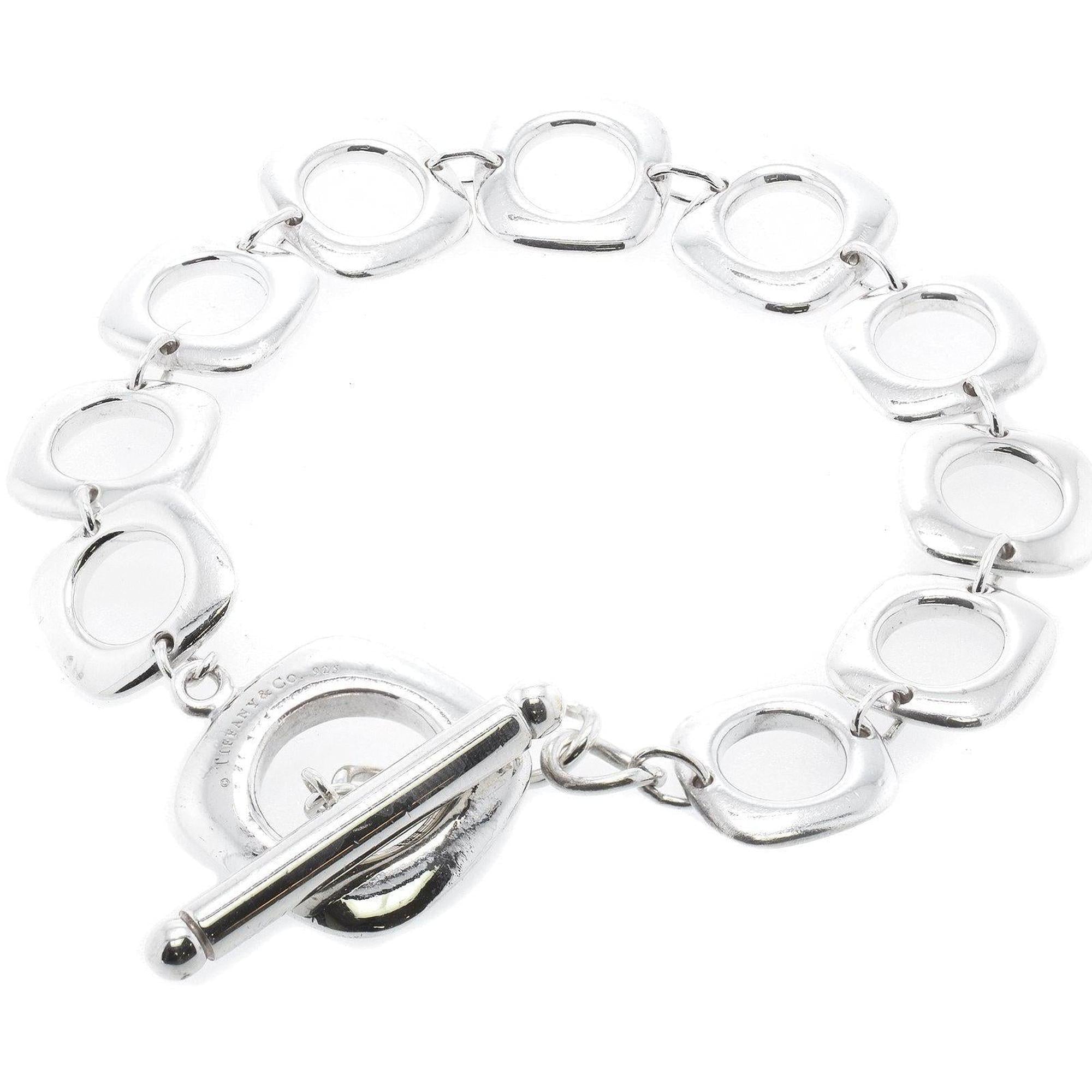 Tiffany & Co. Cushion Square Link Toggle Bracelet