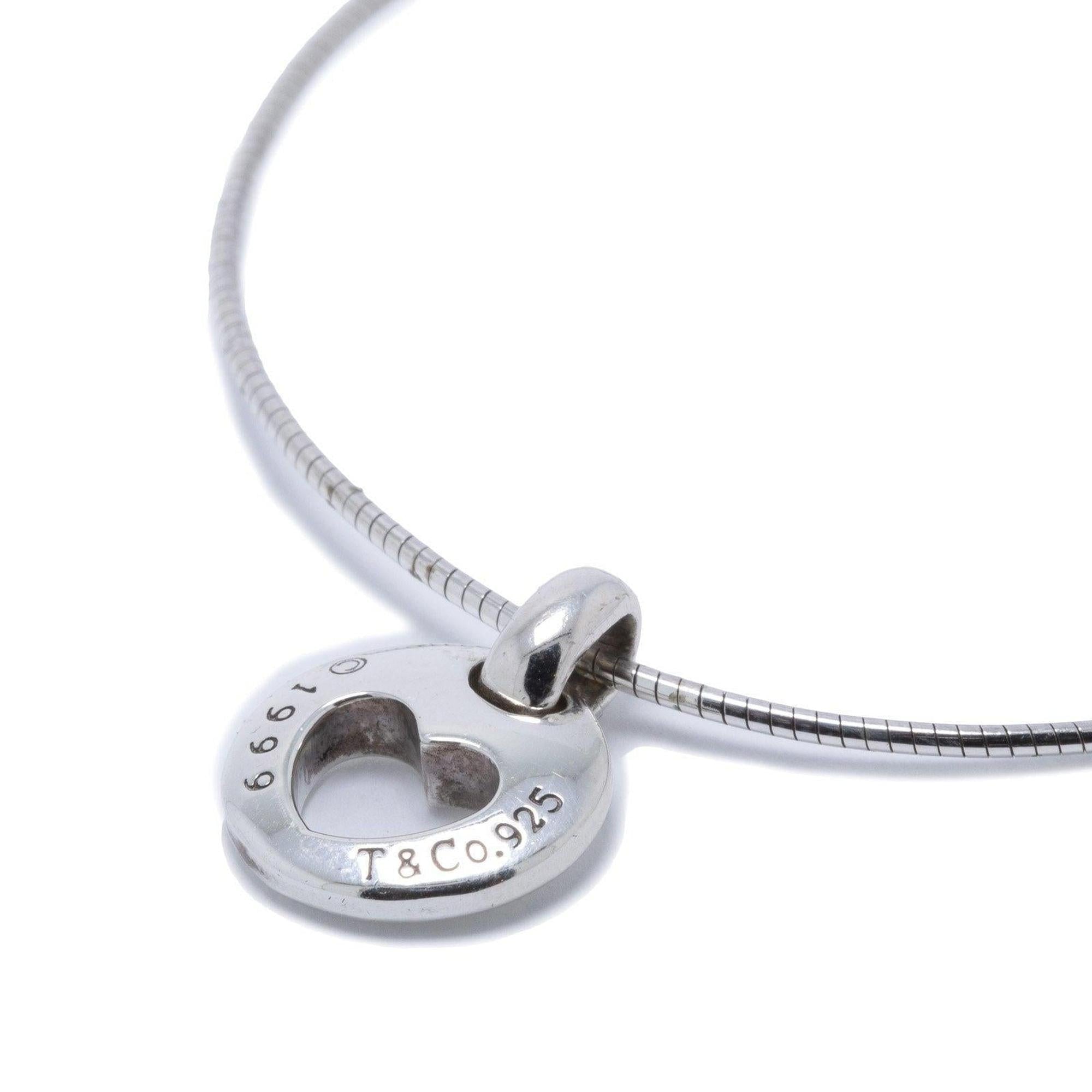 Tiffany & Co. Cutout Heart Pendant Necklace