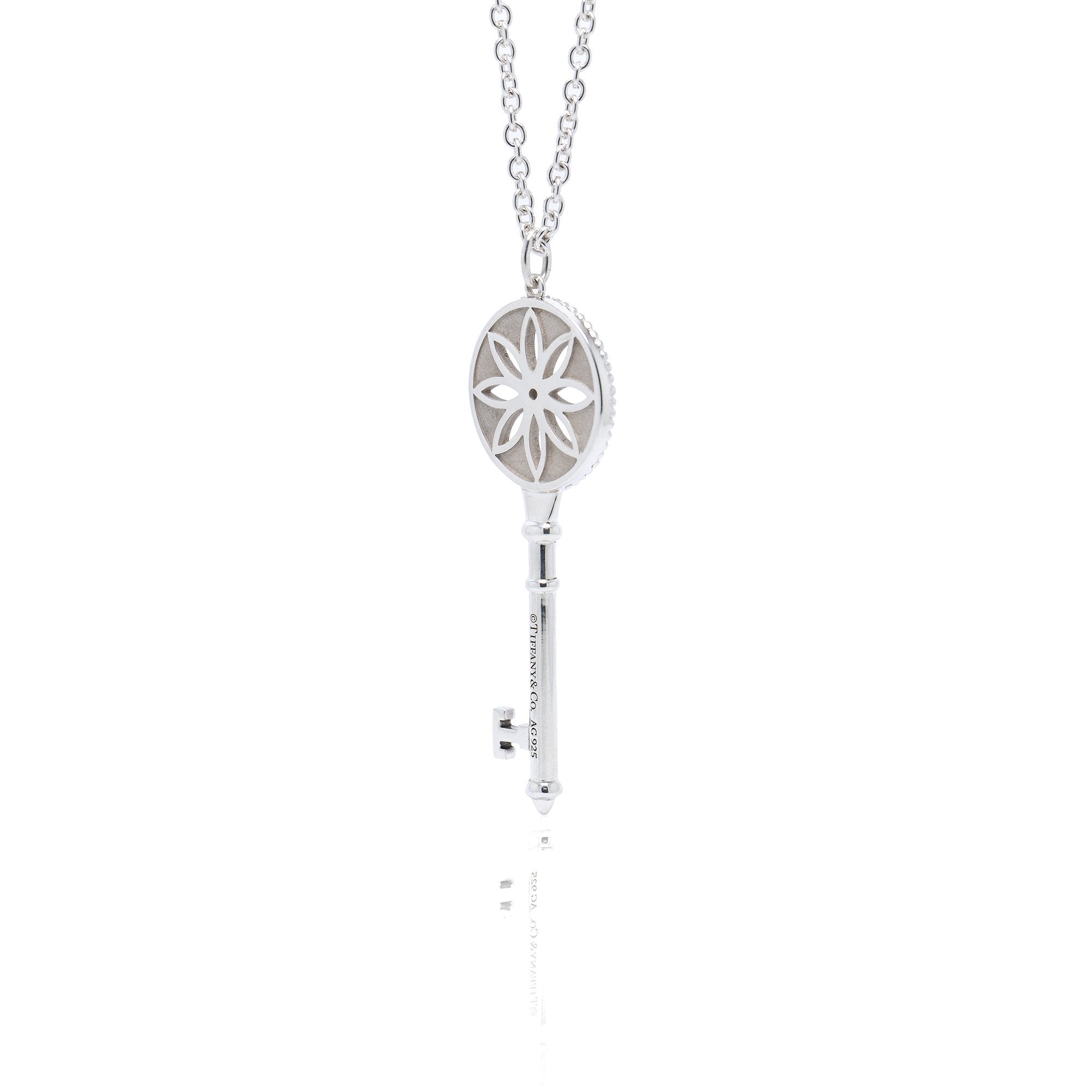 Tiffany & Co. Daisy Key Pendant Necklace with Diamond