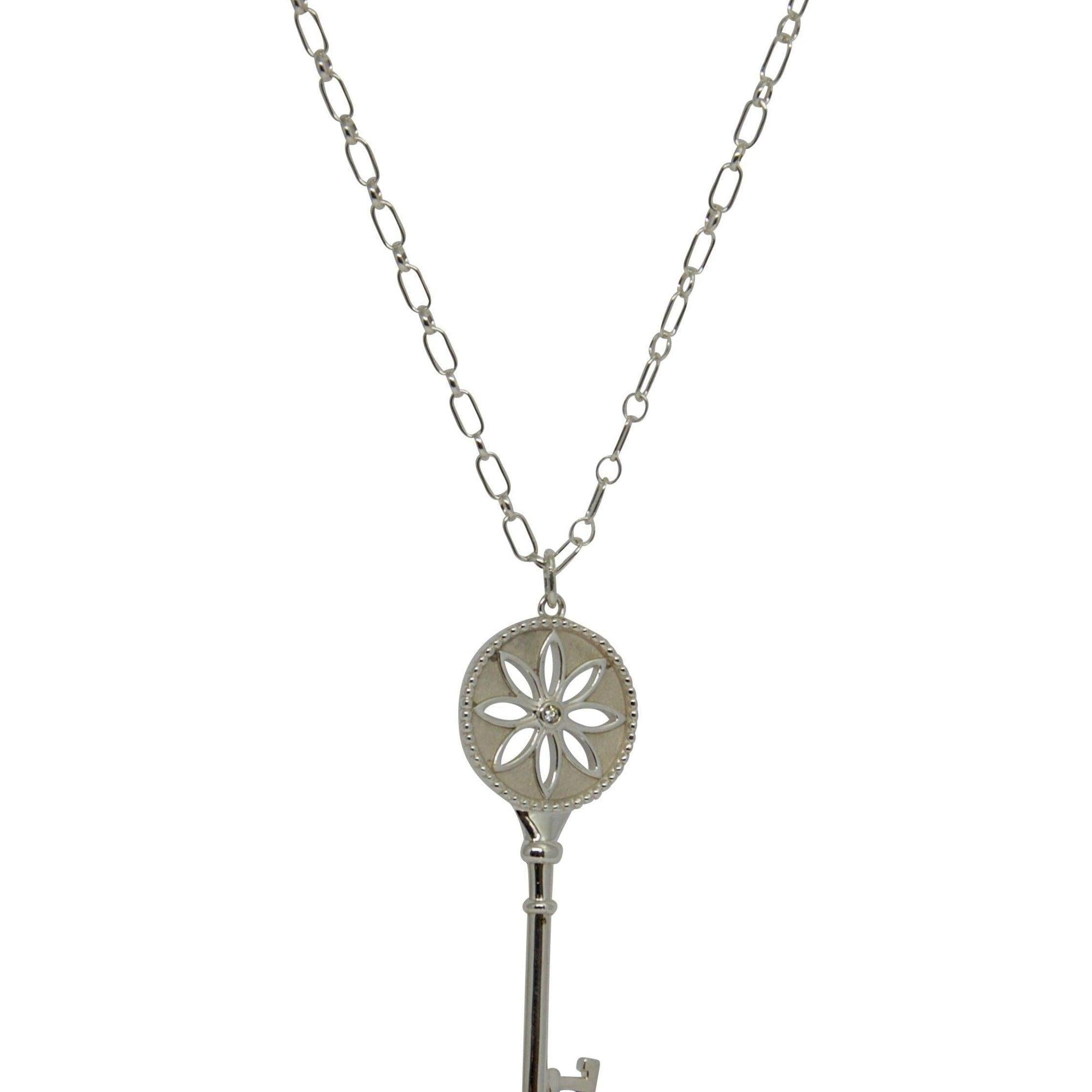 Tiffany & Co. Daisy Key Pendant Necklace