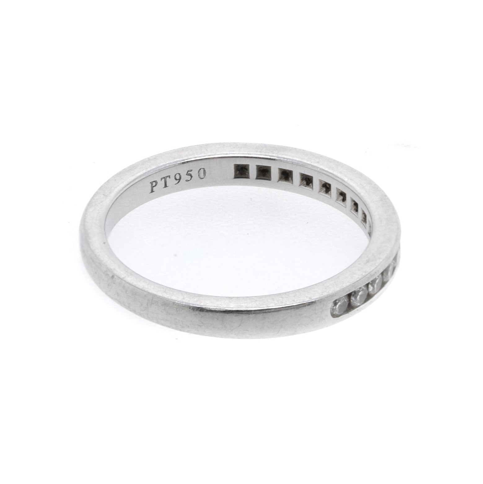 Tiffany & Co. Diamond Half Circle Wedding Band Ring