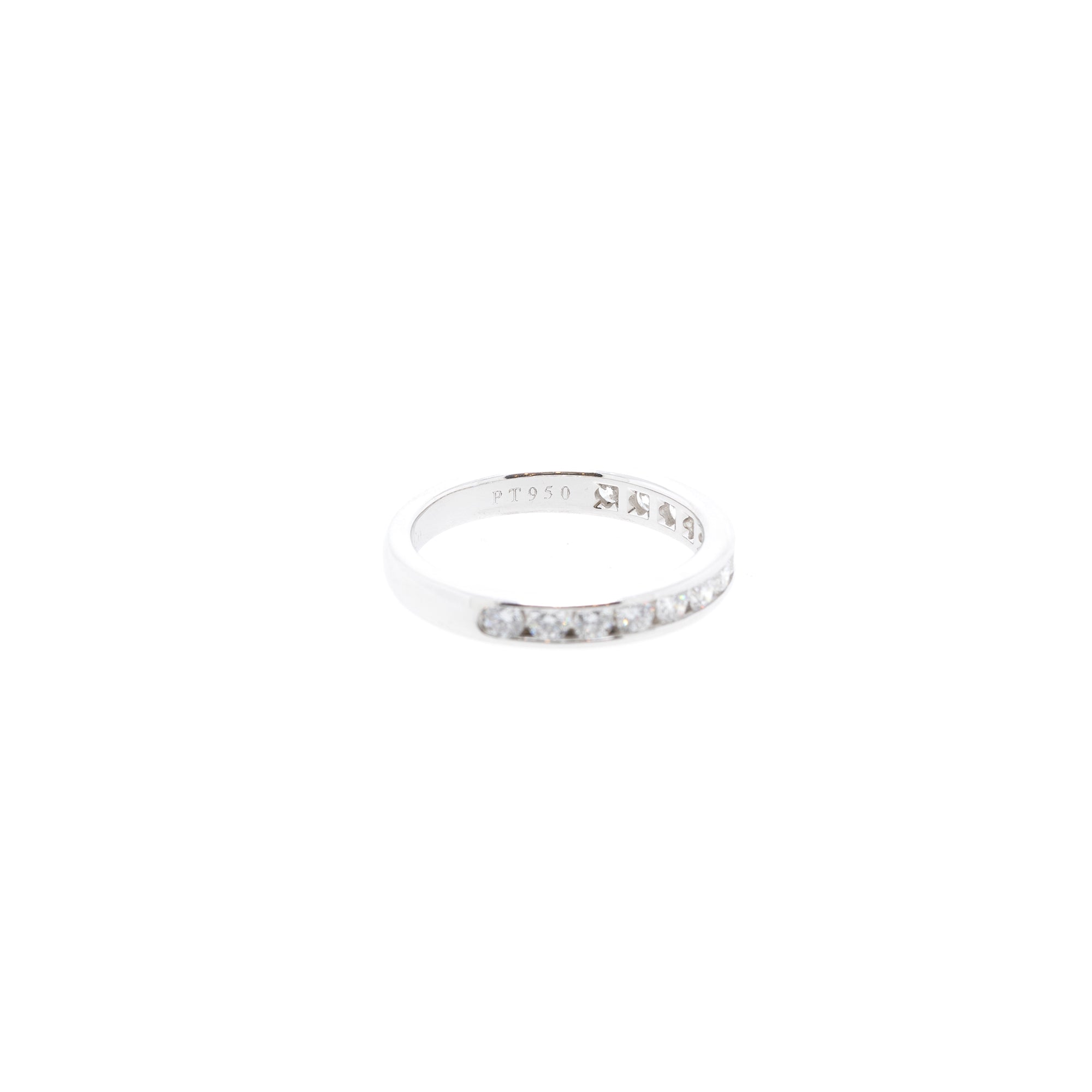 Tiffany & Co. Diamond Half Circle Wedding Band Ring