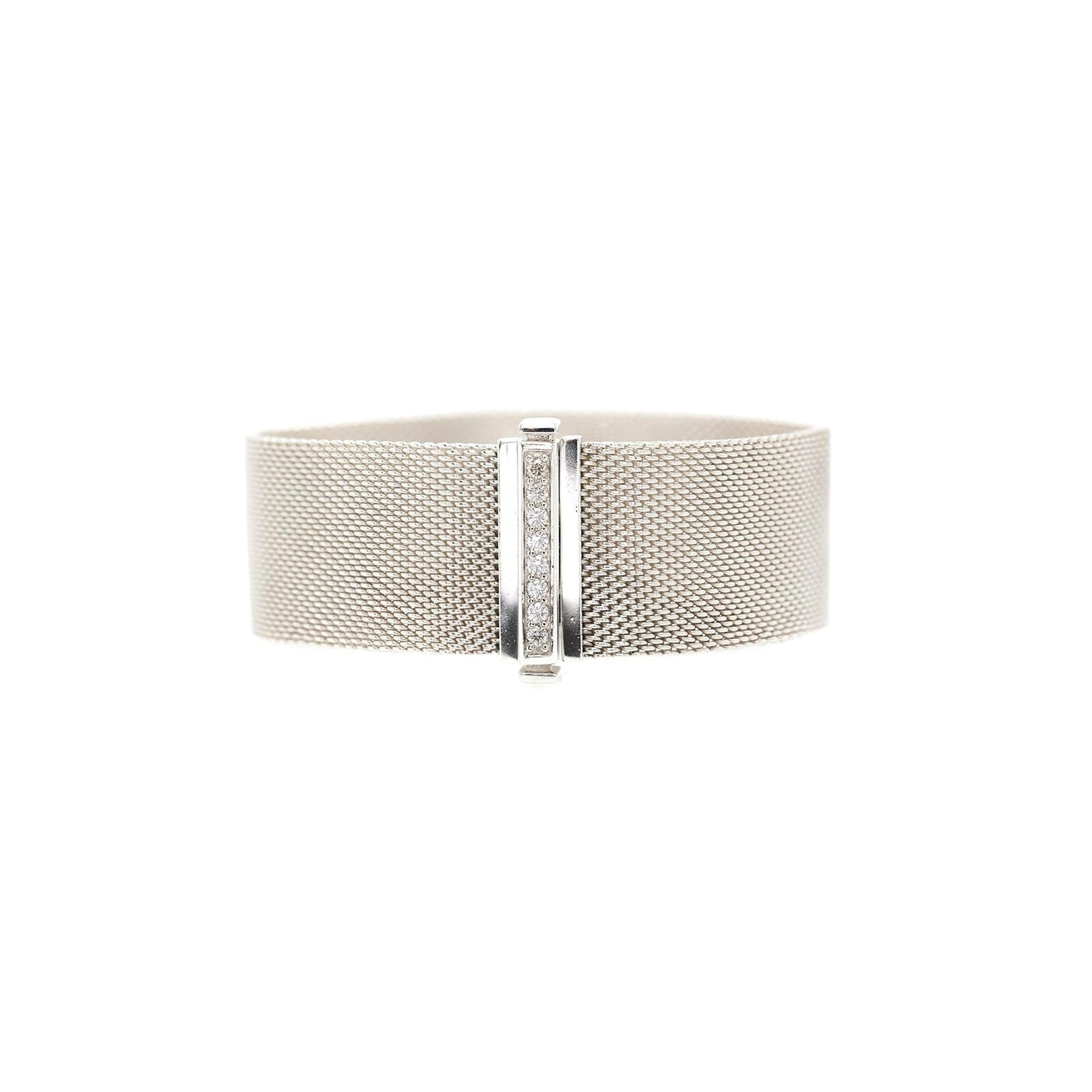 Tiffany & Co. Diamond Somerset Mesh Bracelet