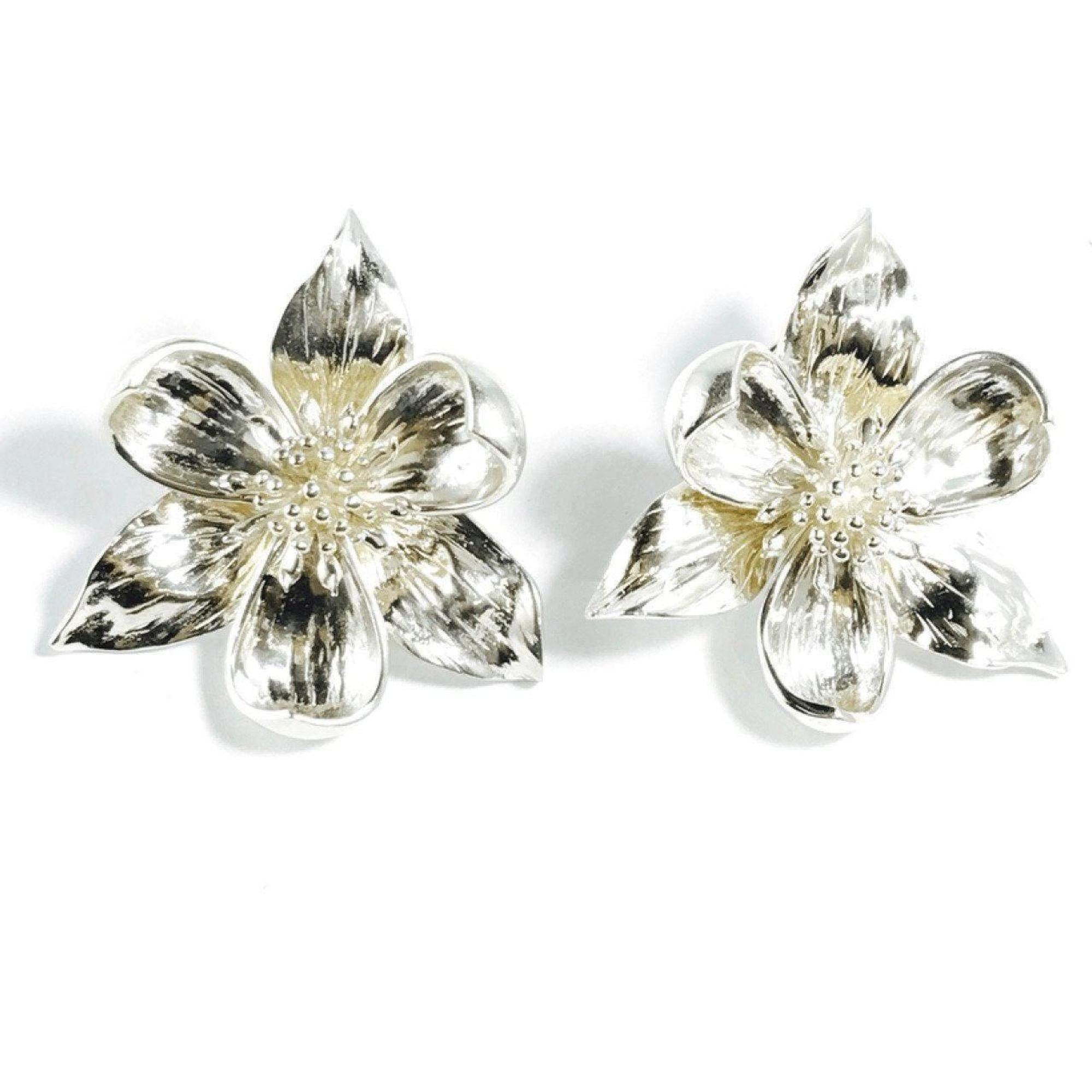 Tiffany & Co. Dogwood Clip-On Earrings