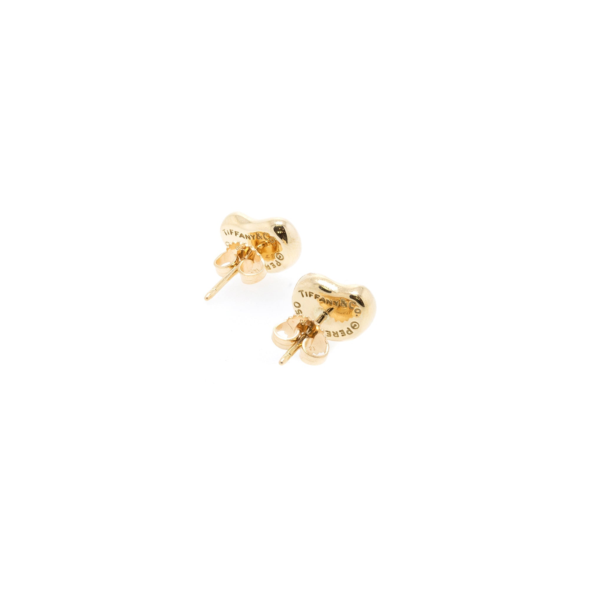 Tiffany & Co. Elsa Peretti 18k Gold Bean Earrings