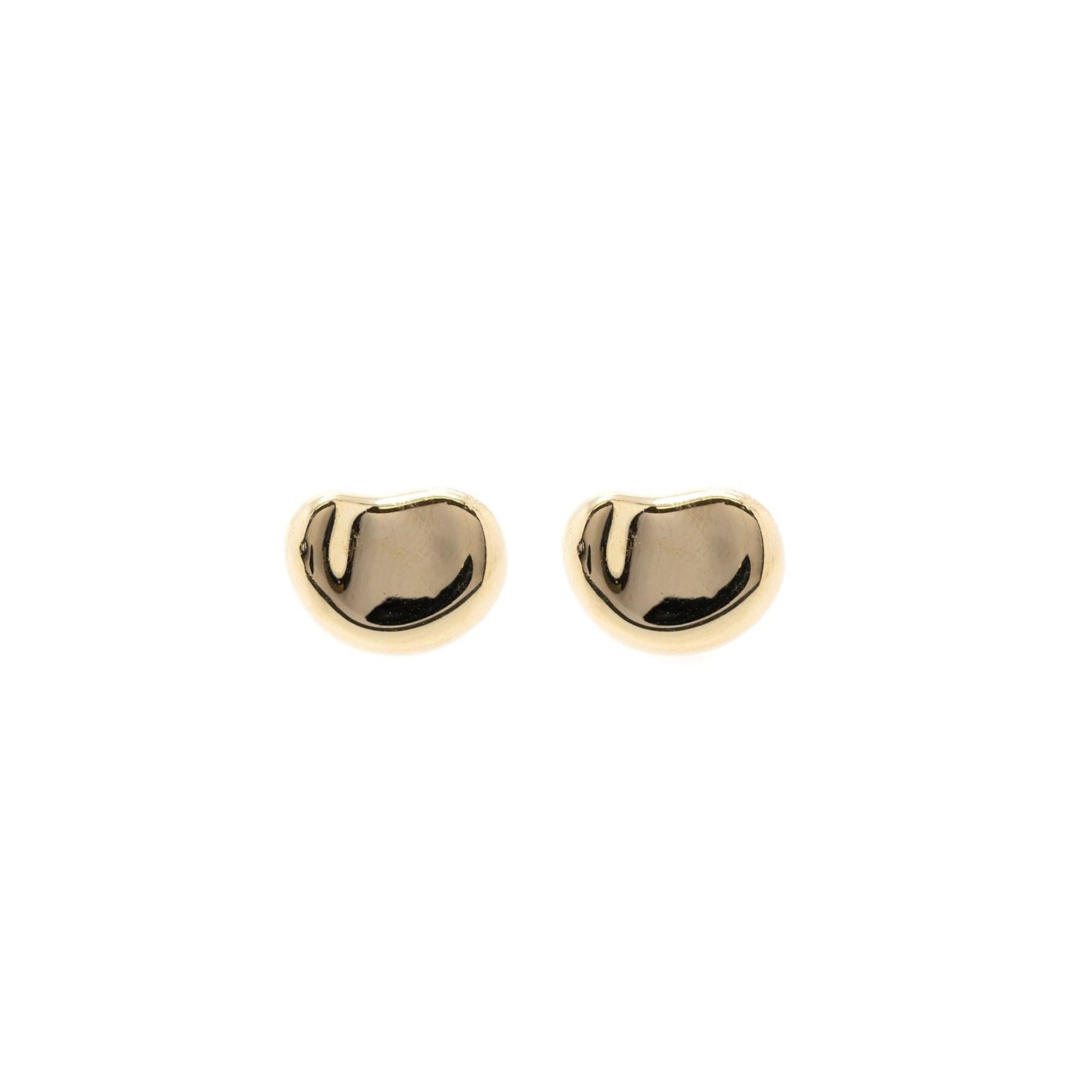 Tiffany & Co. Elsa Peretti 18k Gold Bean Earrings