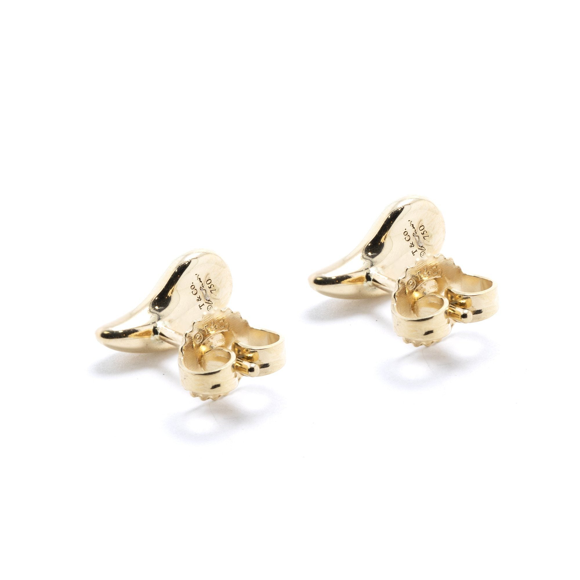 Tiffany & Co. Elsa Peretti 18k Gold Mini Teardrop Earrings