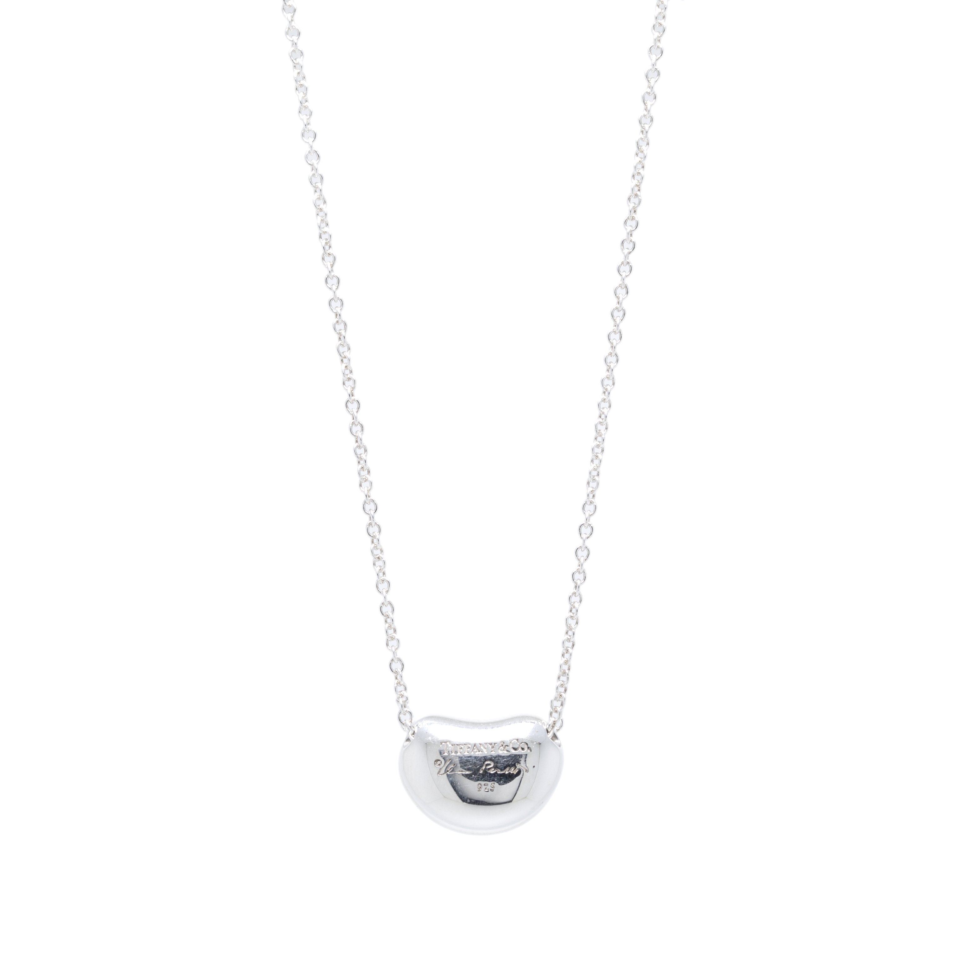 Tiffany & Co. Elsa Peretti Bean Pendant Necklace