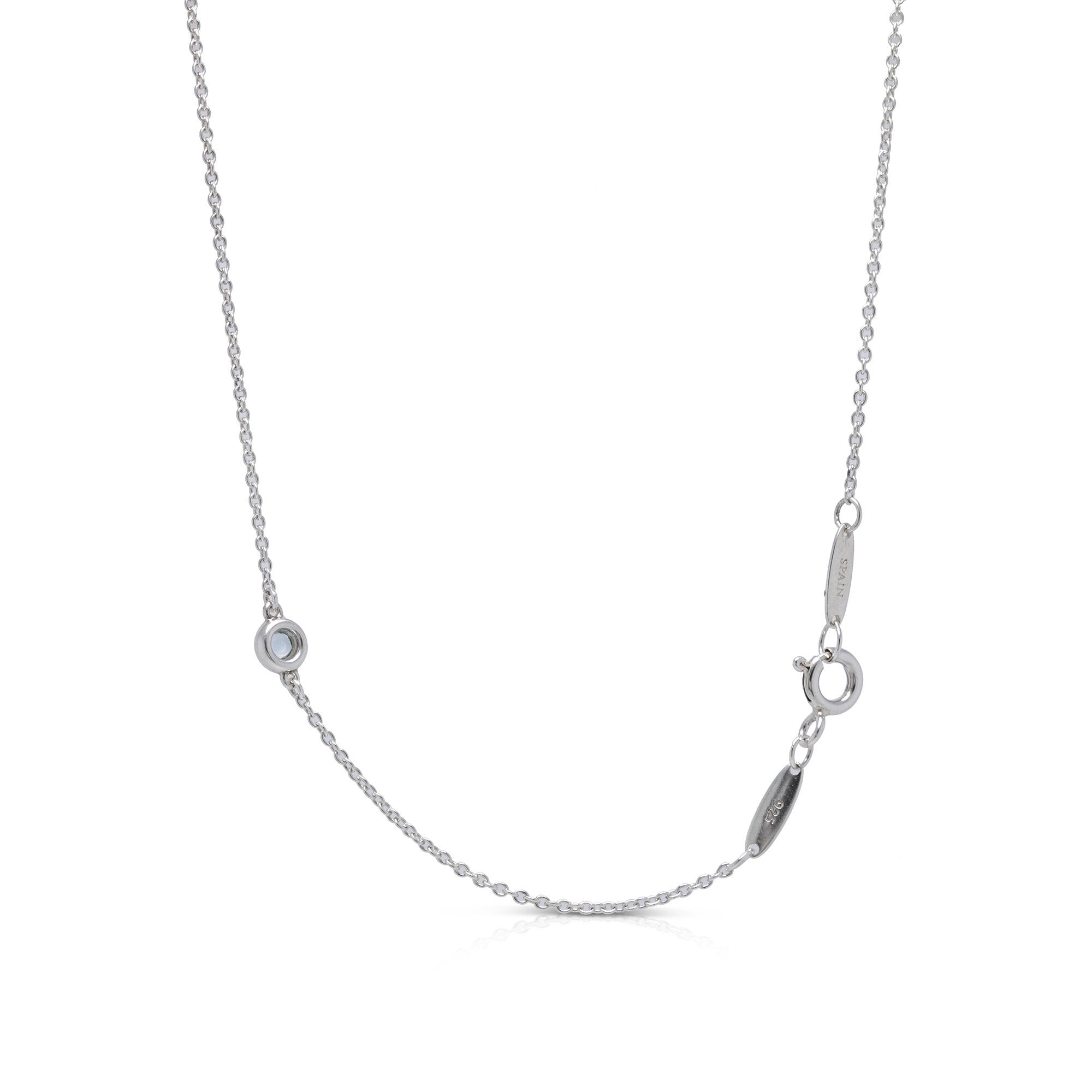 Tiffany & Co. Elsa Peretti Color by the Yard Aquamarine Necklace