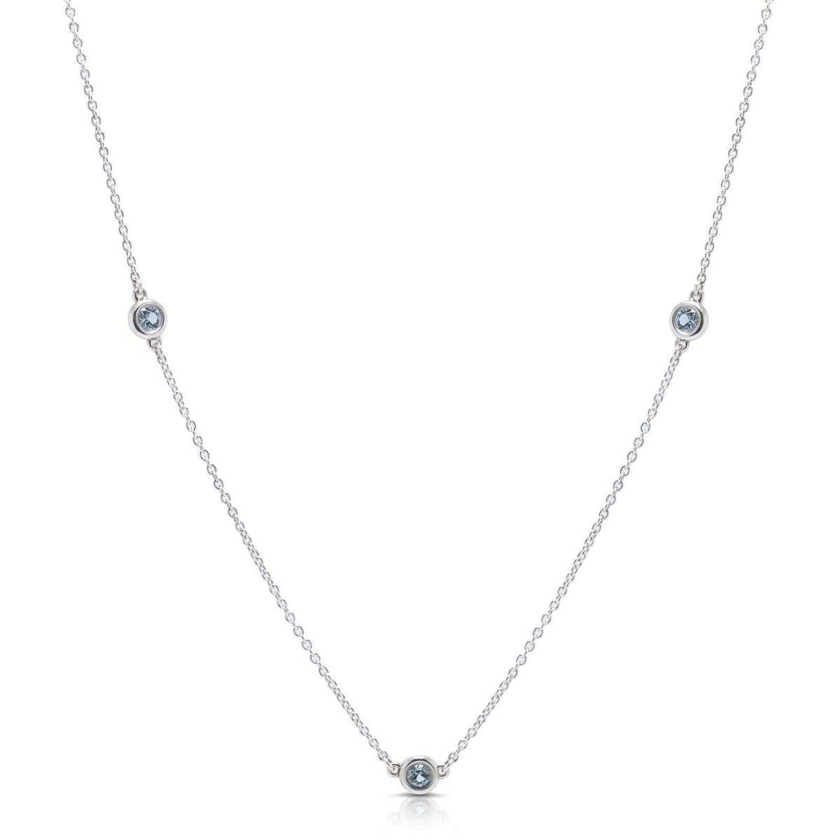 Tiffany & Co. Elsa Peretti Color by the Yard Aquamarine Necklace – Oliver Jewellery