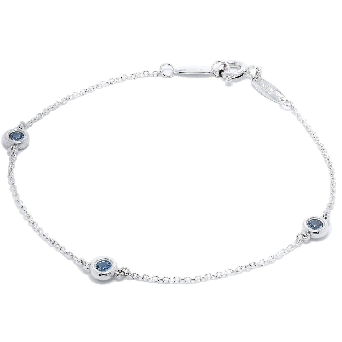 Tiffany & Co. Elsa Peretti Color by the Yard Bracelet with Aquamarine ...