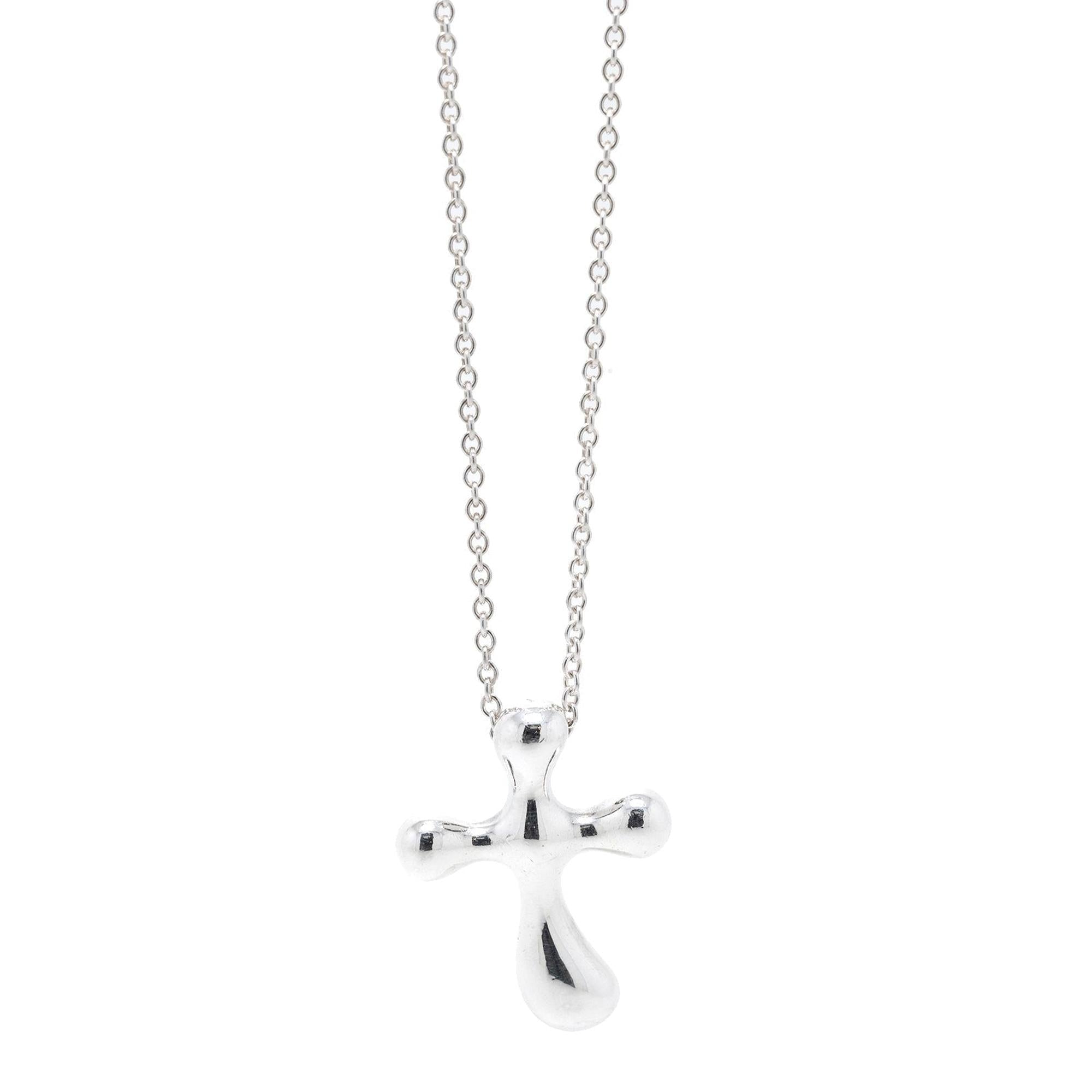 Tiffany & Co. Elsa Peretti Cross Pendant Necklace