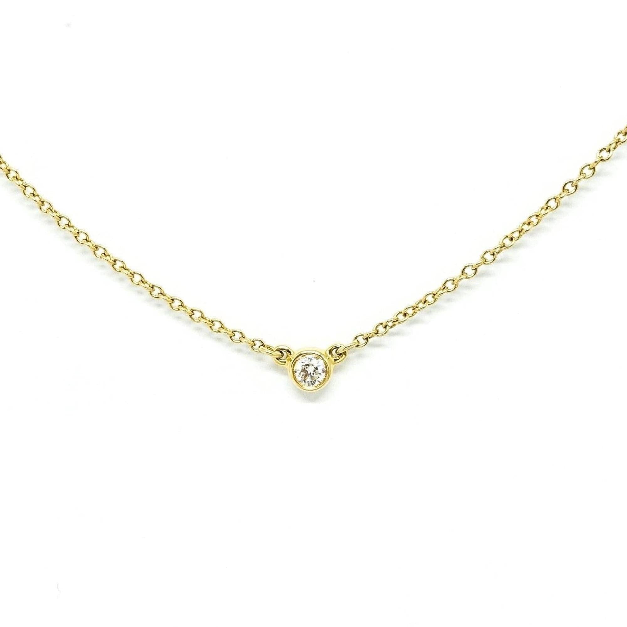 Tiffany & Co. Elsa Peretti Diamonds by the Yard Pendant Necklace