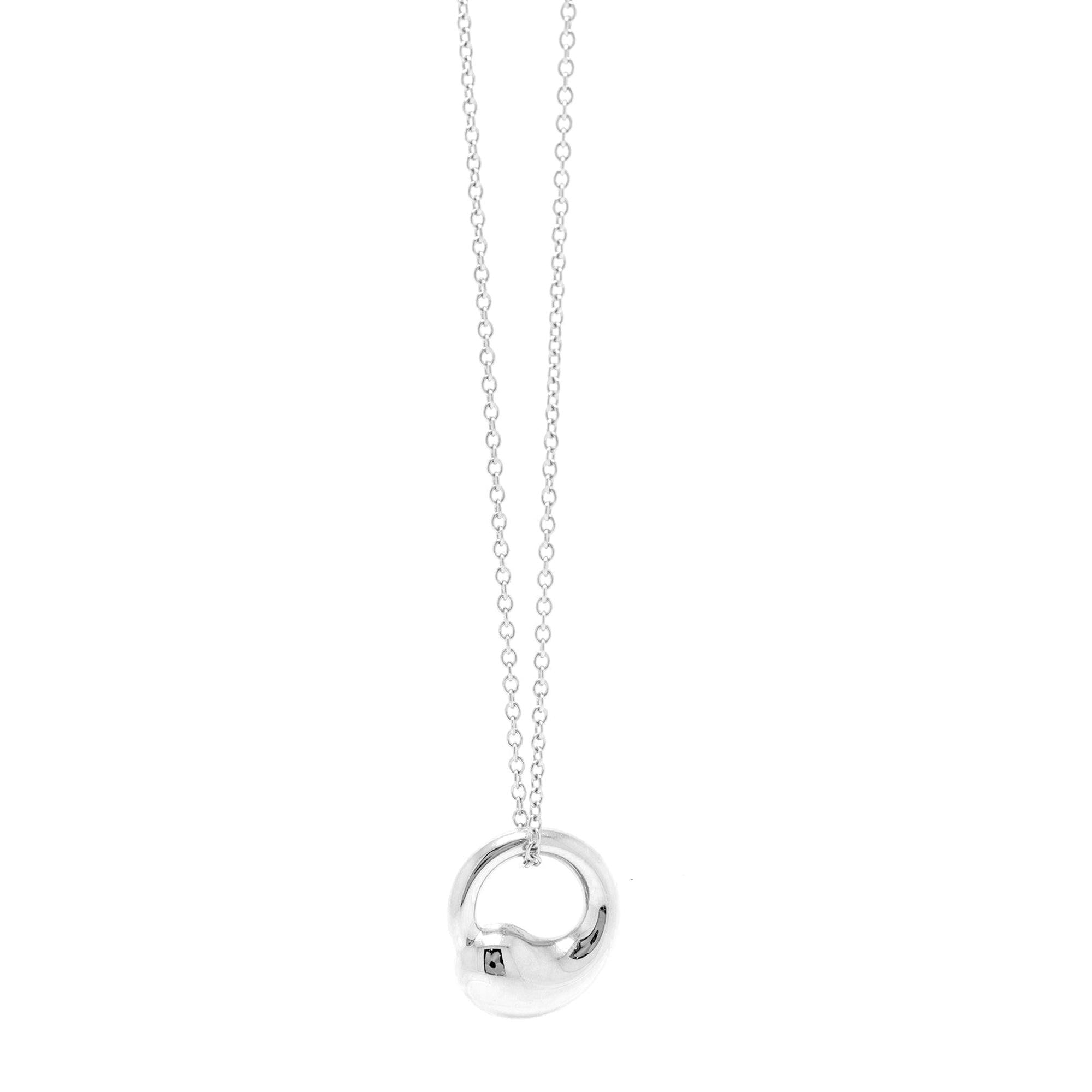 Tiffany & Co. Elsa Peretti Eternal Circle Pendant Necklace