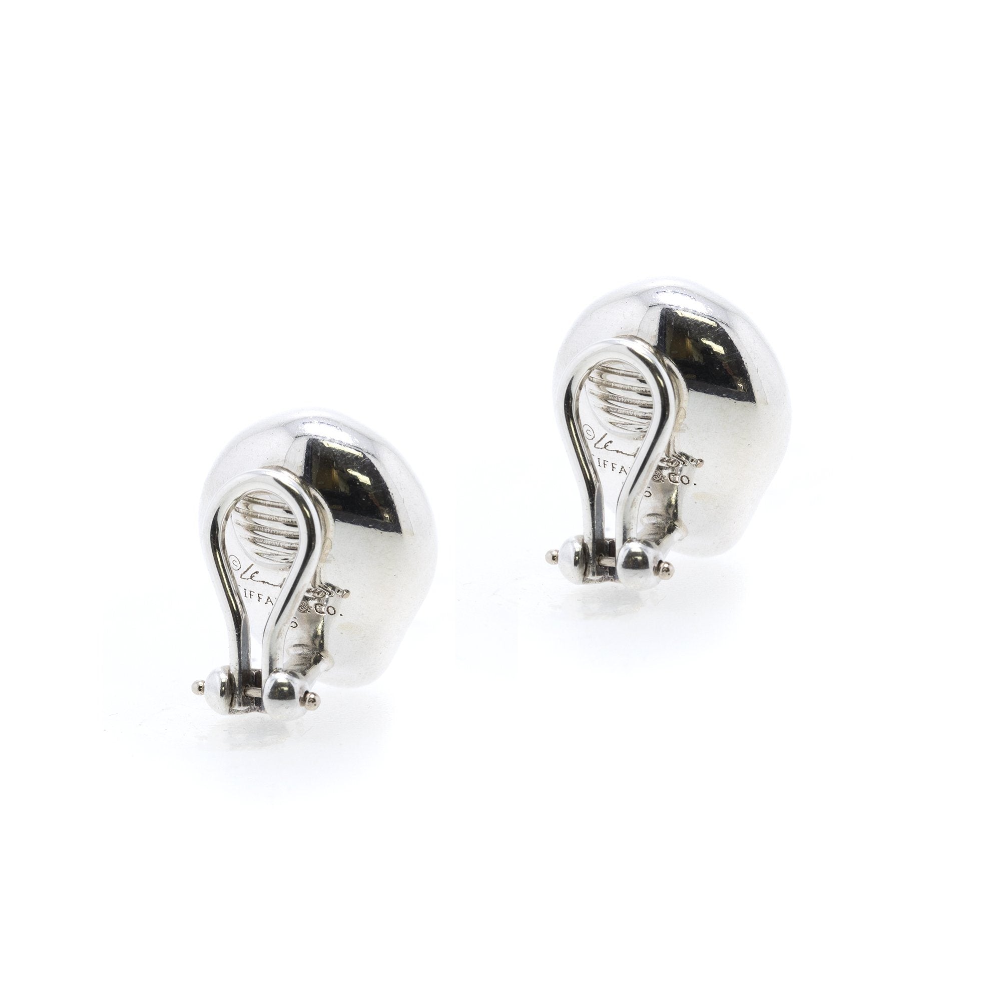 Tiffany & Co. Elsa Peretti Full Heart Ear Clips