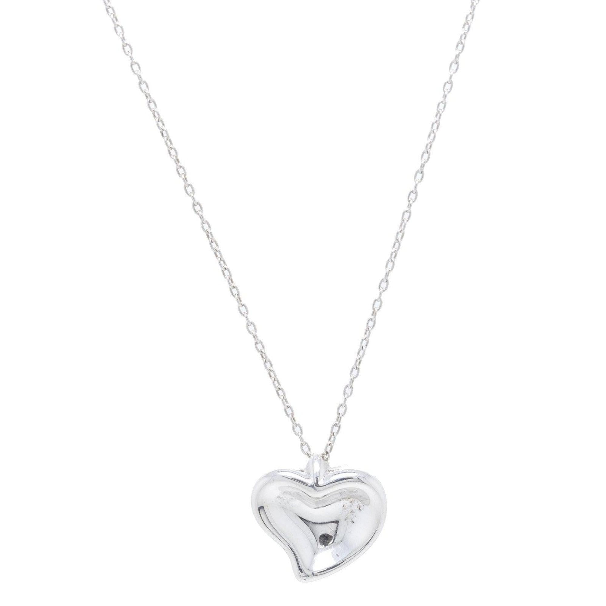 Tiffany & Co. Elsa Peretti Full Heart Pendant Necklace