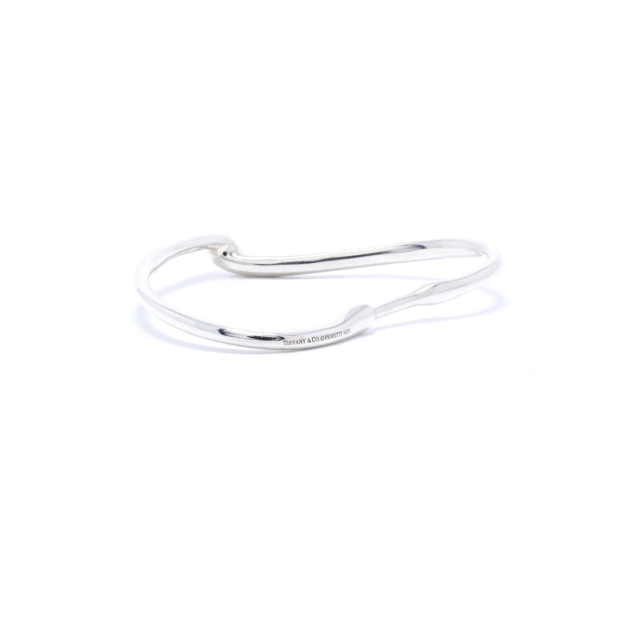 Tiffany & Co. Elsa Peretti Large Open Heart Hoop Earrings