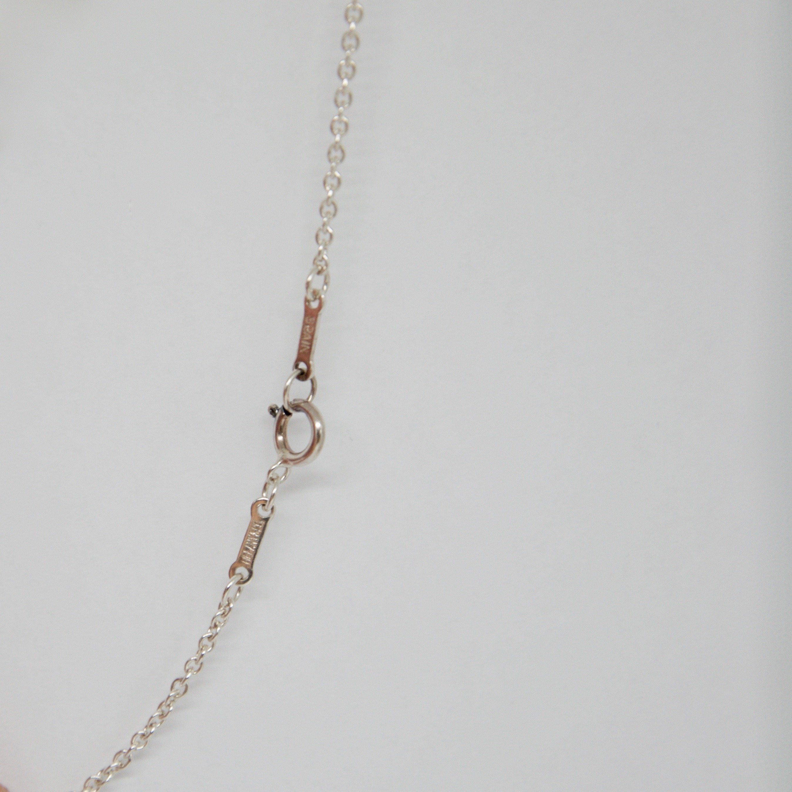 Tiffany & Co. Elsa Peretti Large Open Heart Pendant Necklace