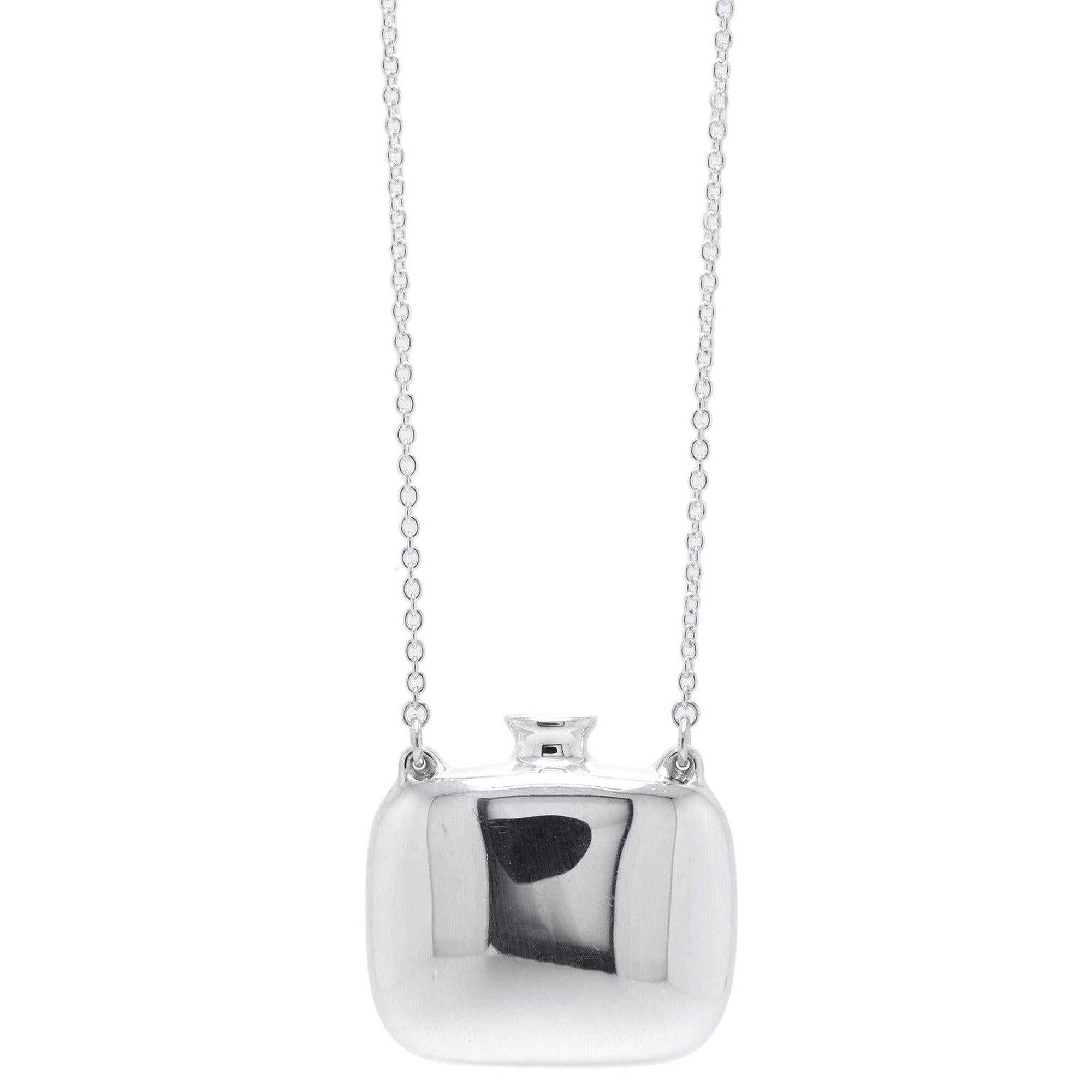 Tiffany & Co. Elsa Peretti Medium Square Bottle Pendant Necklace