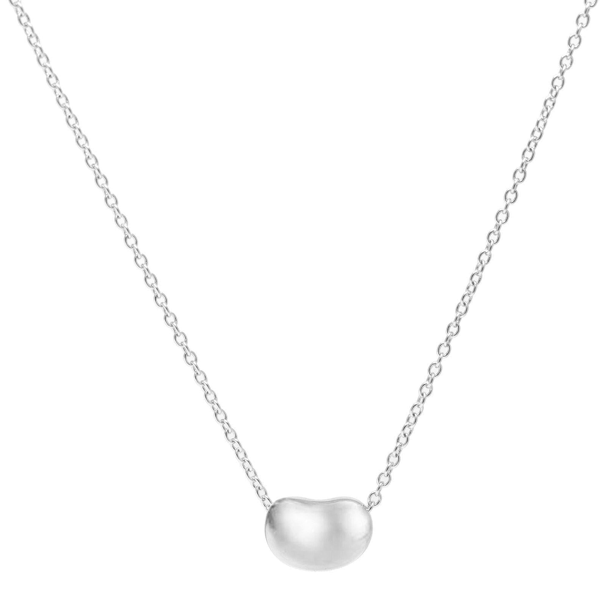 Tiffany & Co. Elsa Peretti Mini Bean Pendant Necklace