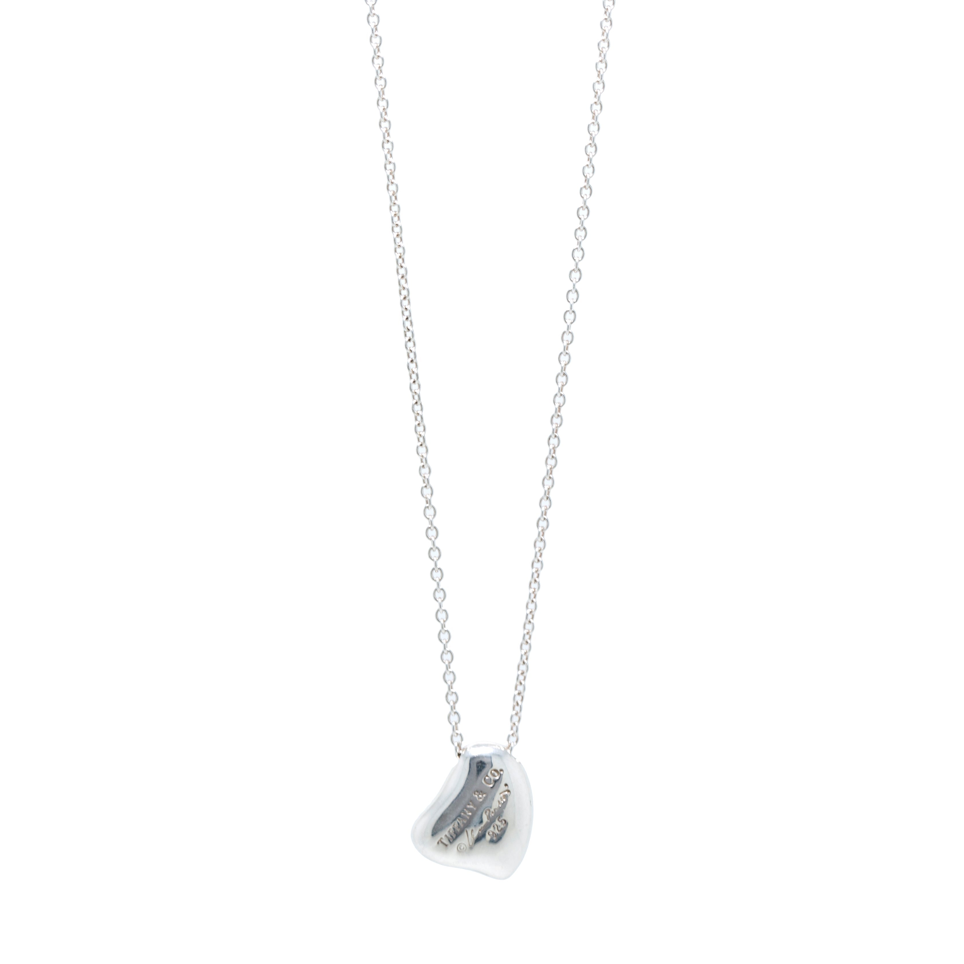 Tiffany & Co. Elsa Peretti Mini Full Heart Pendant Necklace, 11 mm