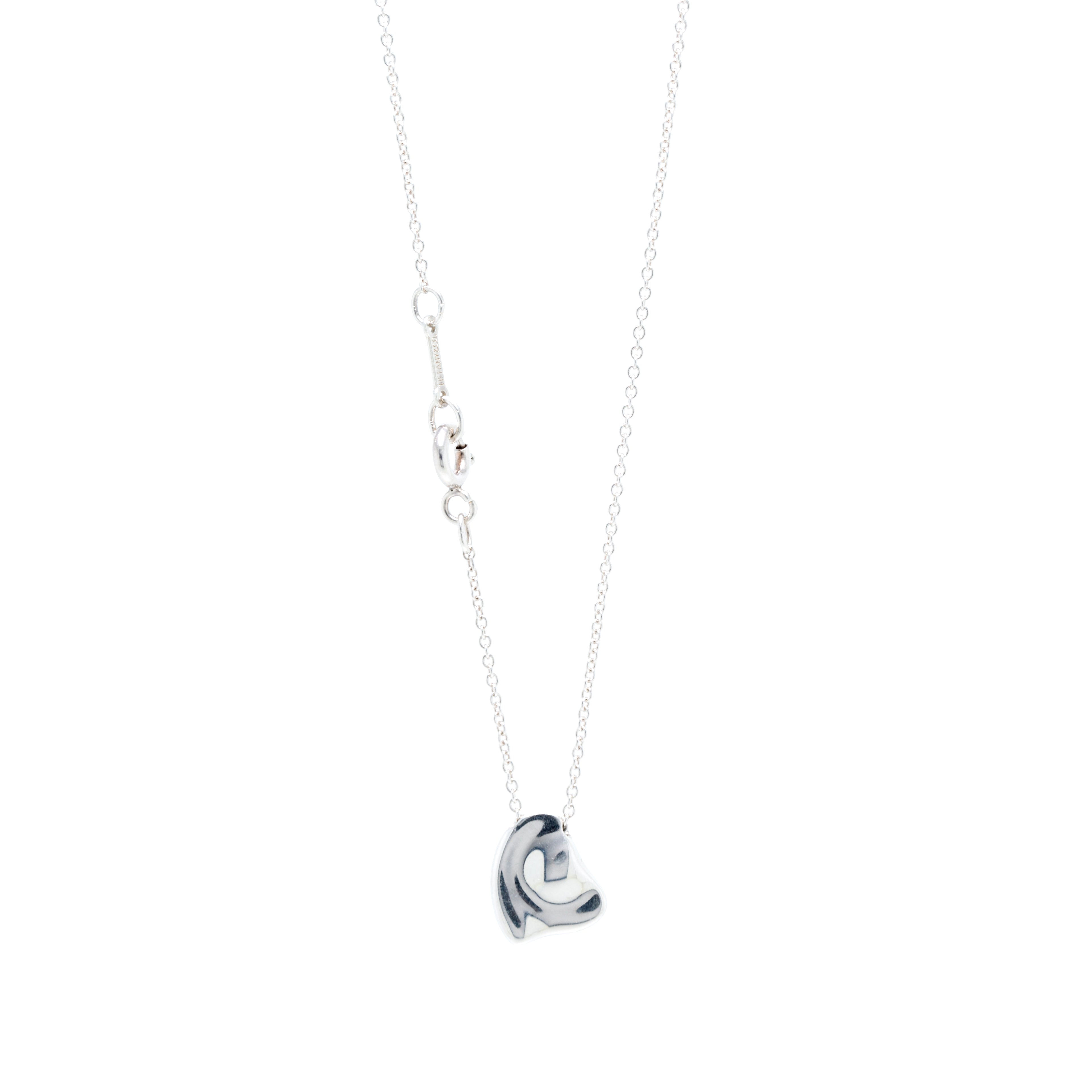 Tiffany & Co. Elsa Peretti Mini Full Heart Pendant Necklace, 11 mm