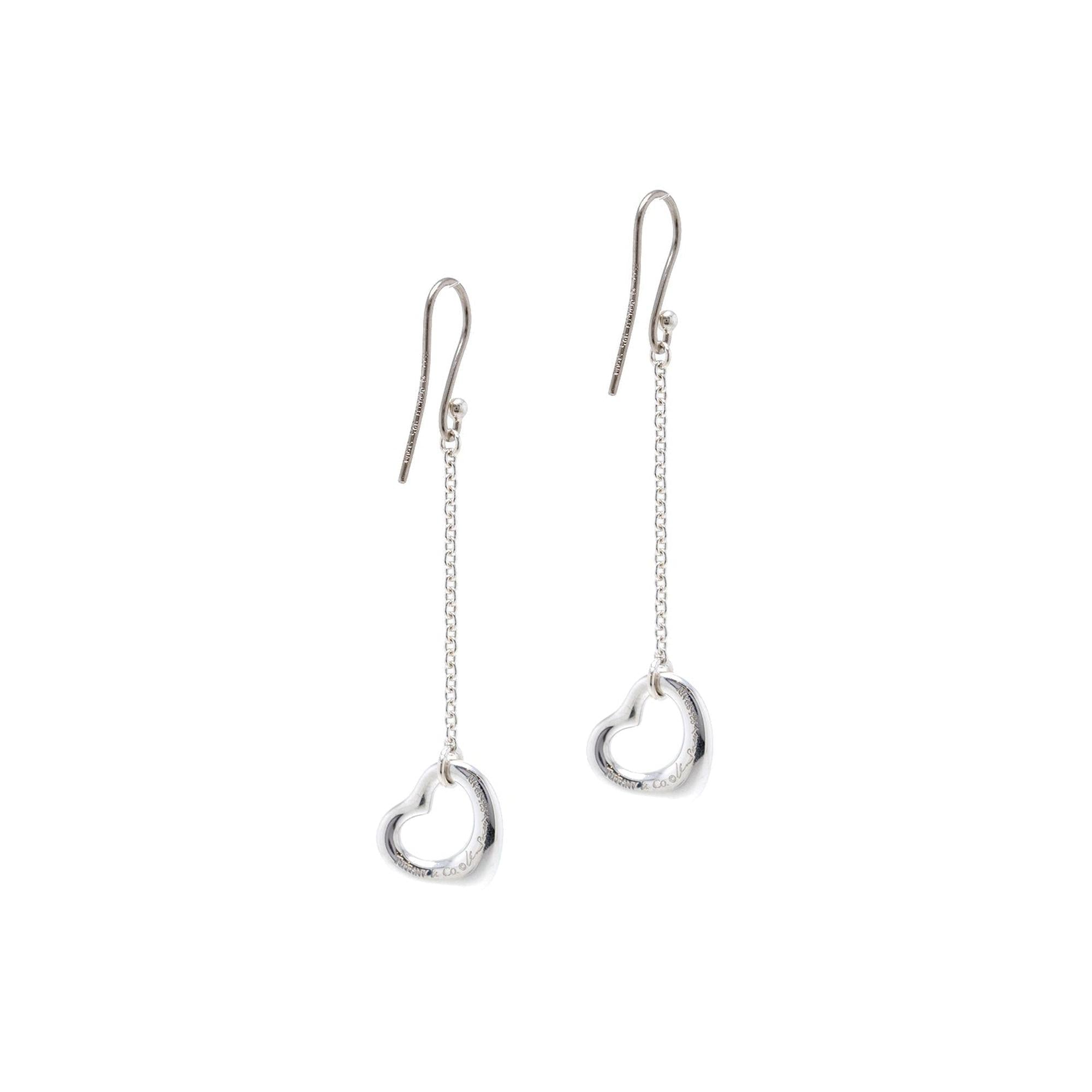 Tiffany & Co. Elsa Peretti Open Heart Drop Earrings