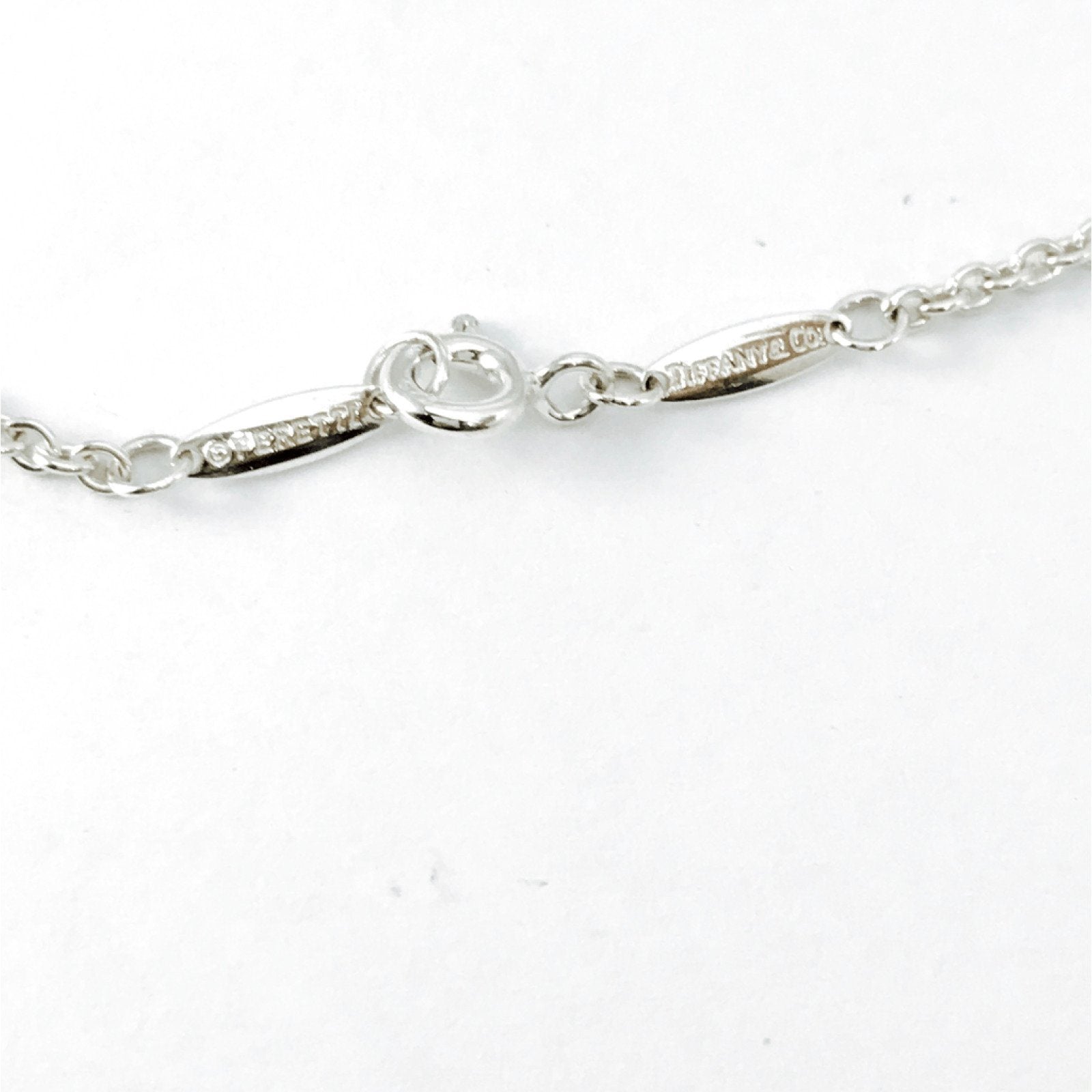Tiffany & Co. Elsa Peretti Open Heart Lariat Necklace