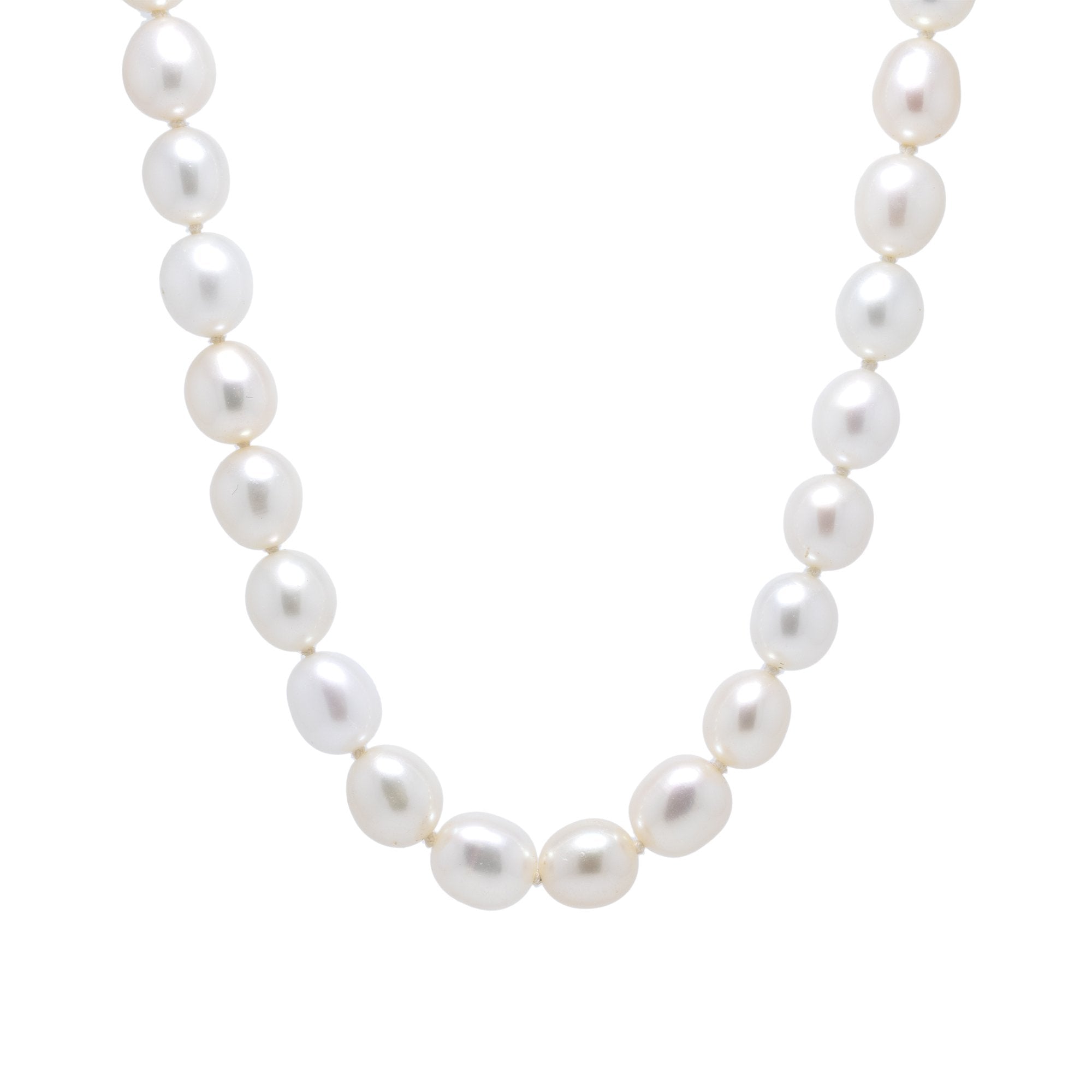 Tiffany & Co. Elsa Peretti Open Heart Pearl Necklace