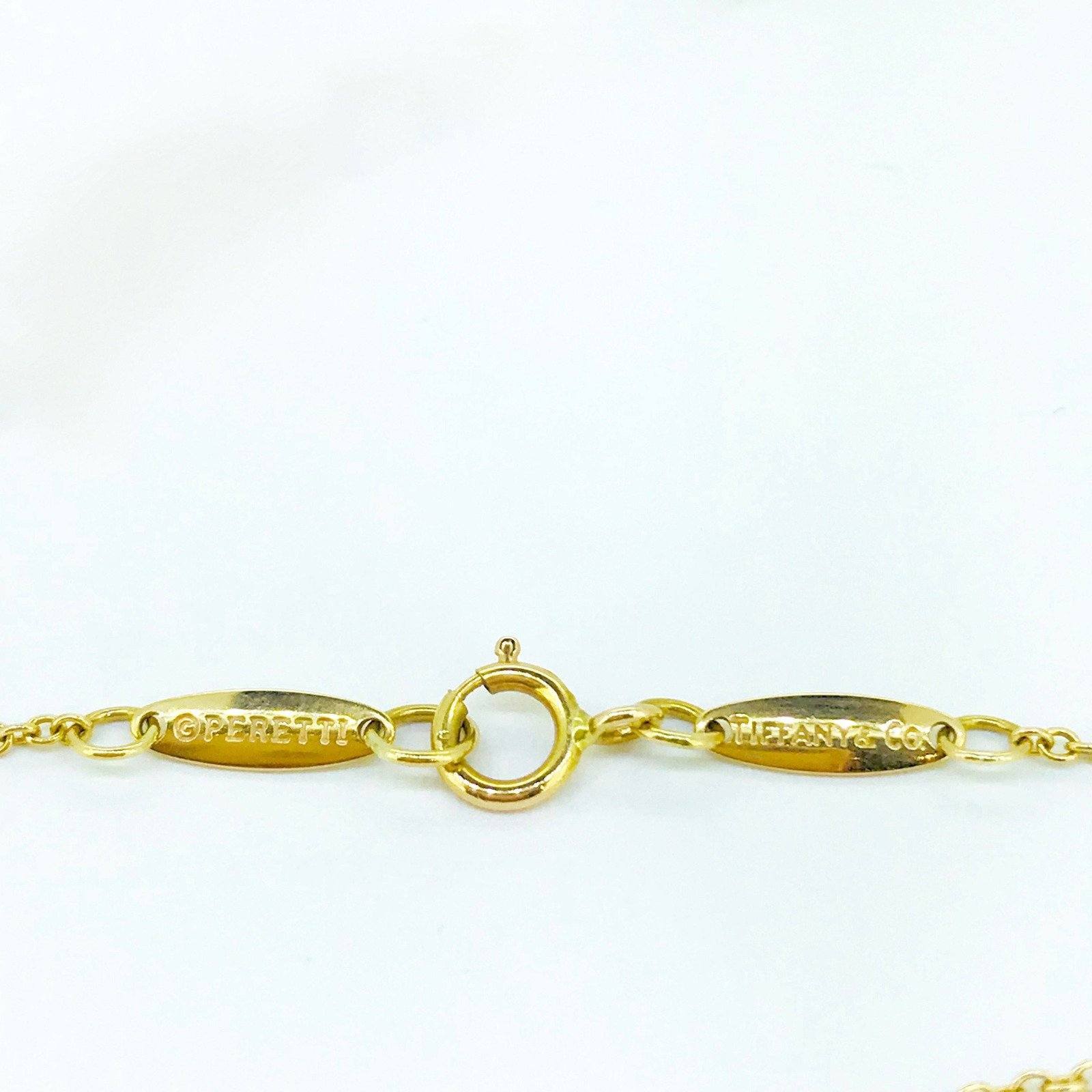 Tiffany & Co. Elsa Peretti Open Heart Pendant Necklace