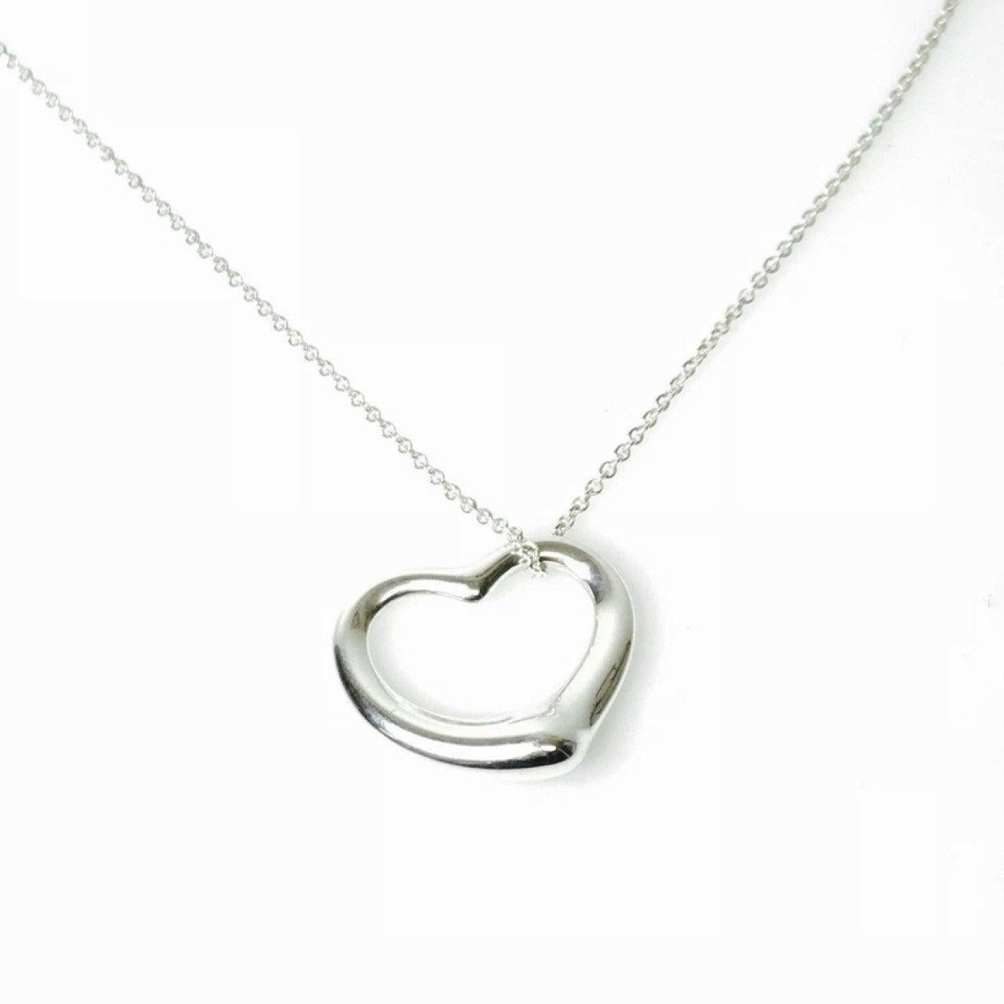 Tiffany & Co. Elsa Peretti Open Heart Pendant Necklace