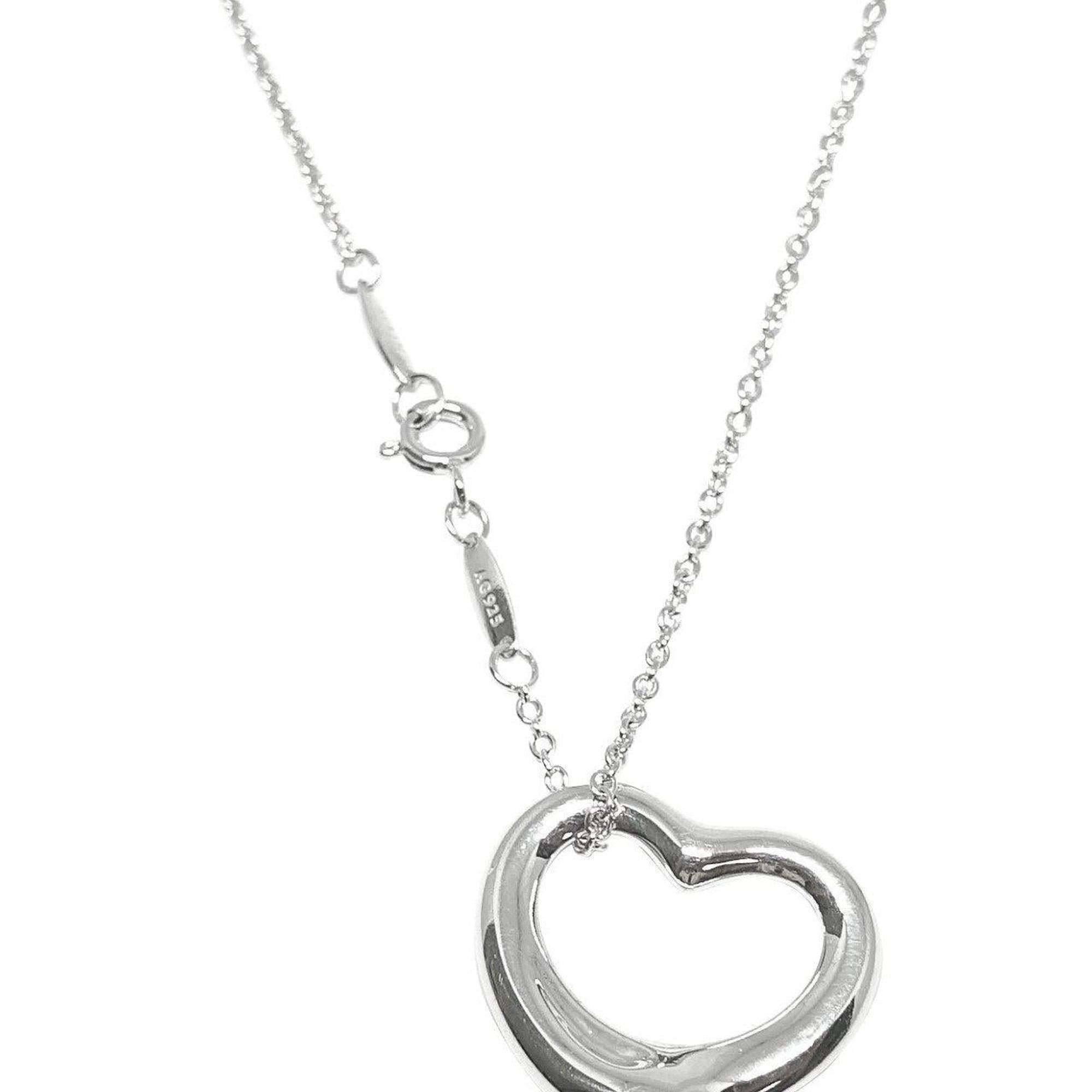 Tiffany & Co. Elsa Peretti Open Heart Pendant Necklace