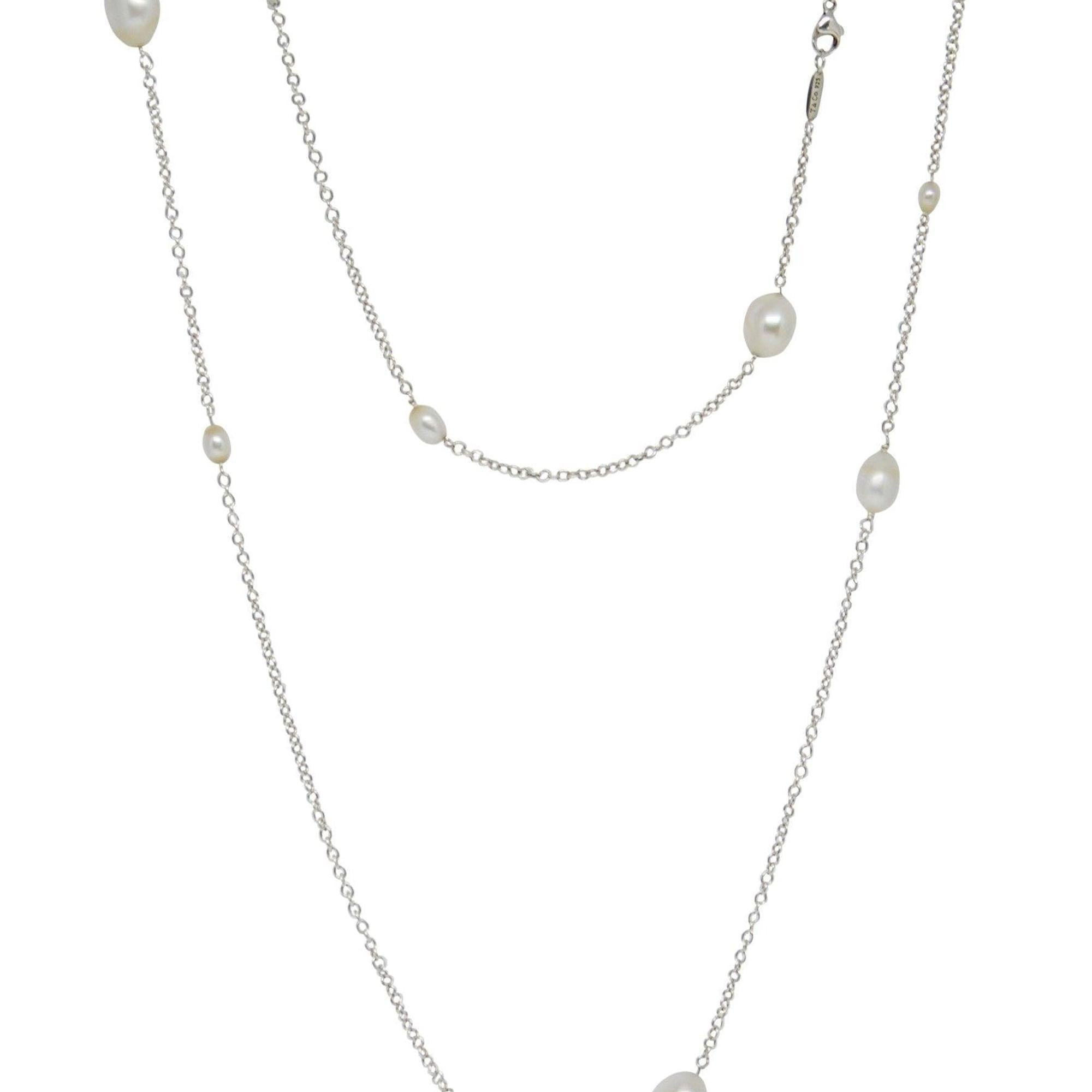 Tiffany & Co. Elsa Peretti Pearls by the Yard Sprinkle Necklace