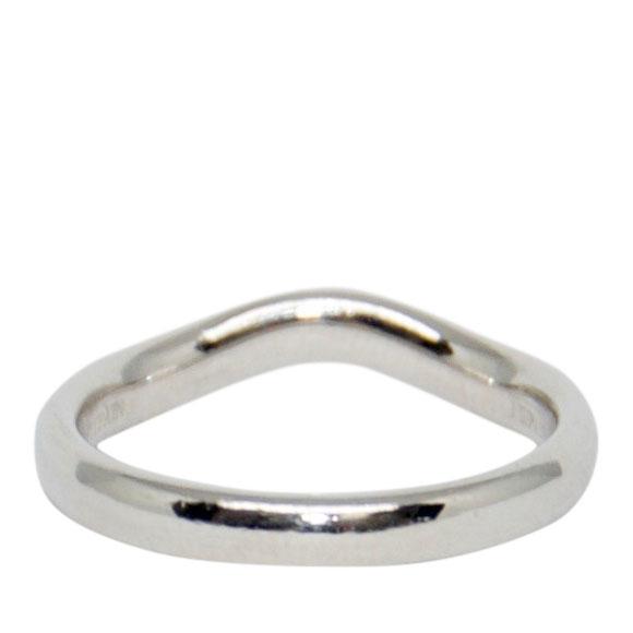 Tiffany & Co. Elsa Peretti Platinum & Diamond Wedding Band Ring