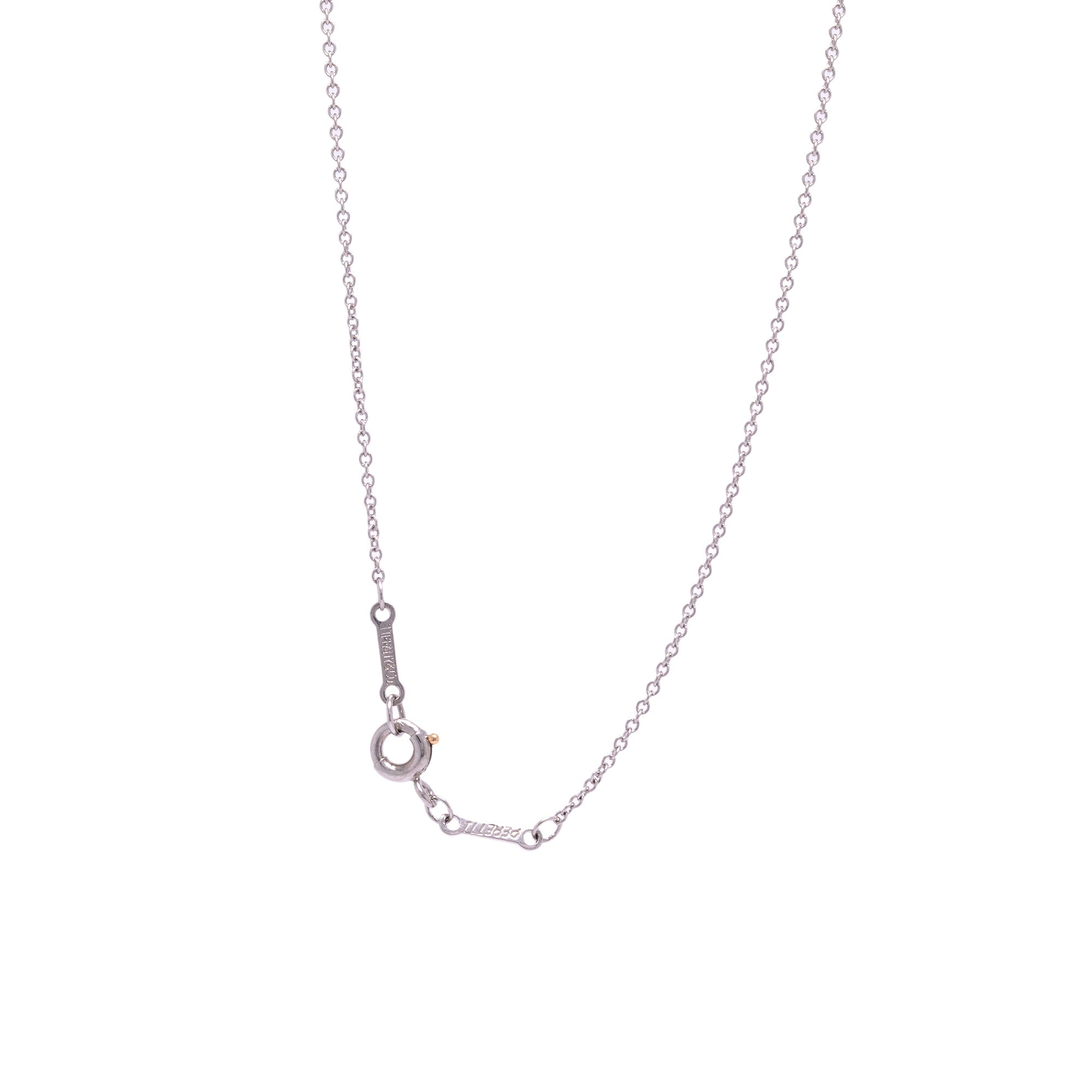 Tiffany & Co. Elsa Peretti Platinum Diamonds by the Yard Necklace