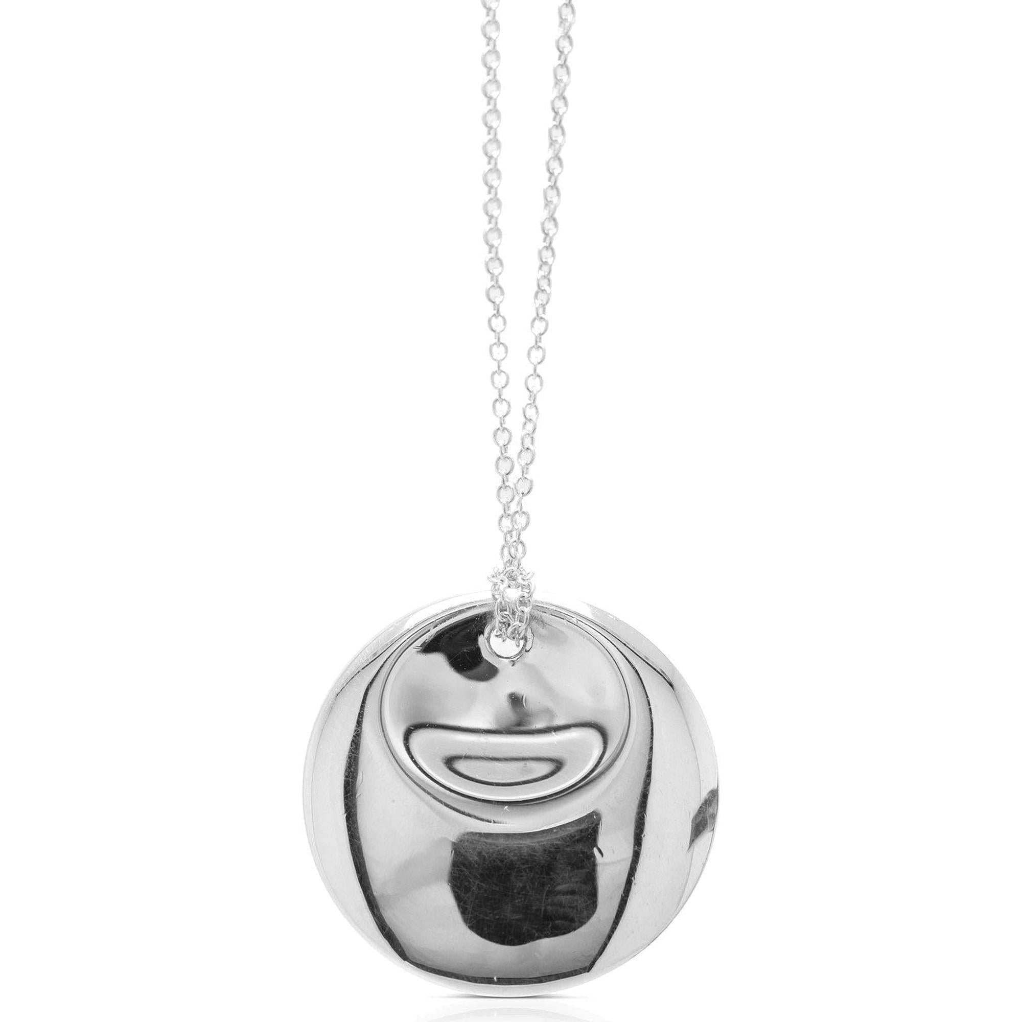 Tiffany & Co. Elsa Peretti Round Pendant Necklace