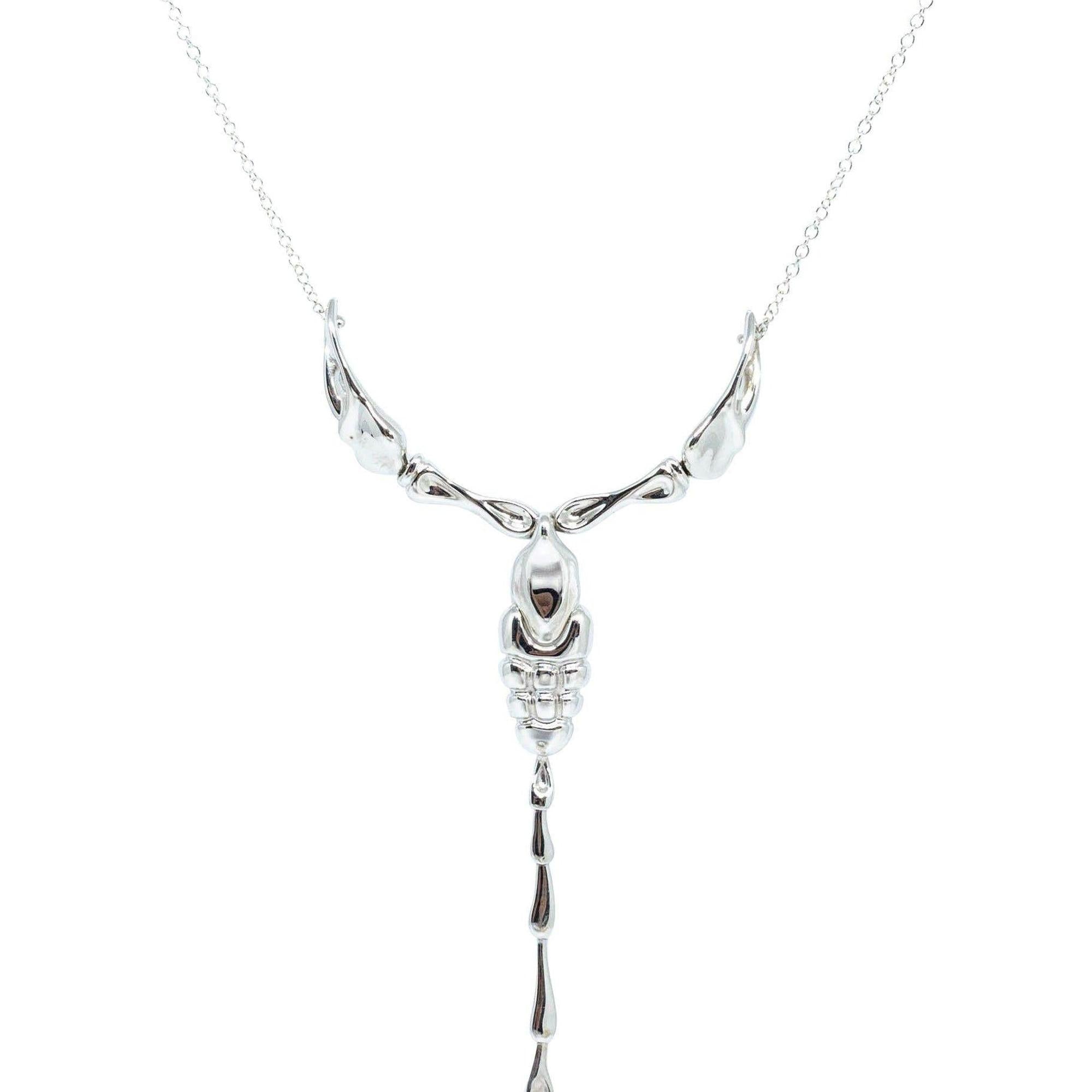 Tiffany & Co. Elsa Peretti Scorpion Pendant Necklace
