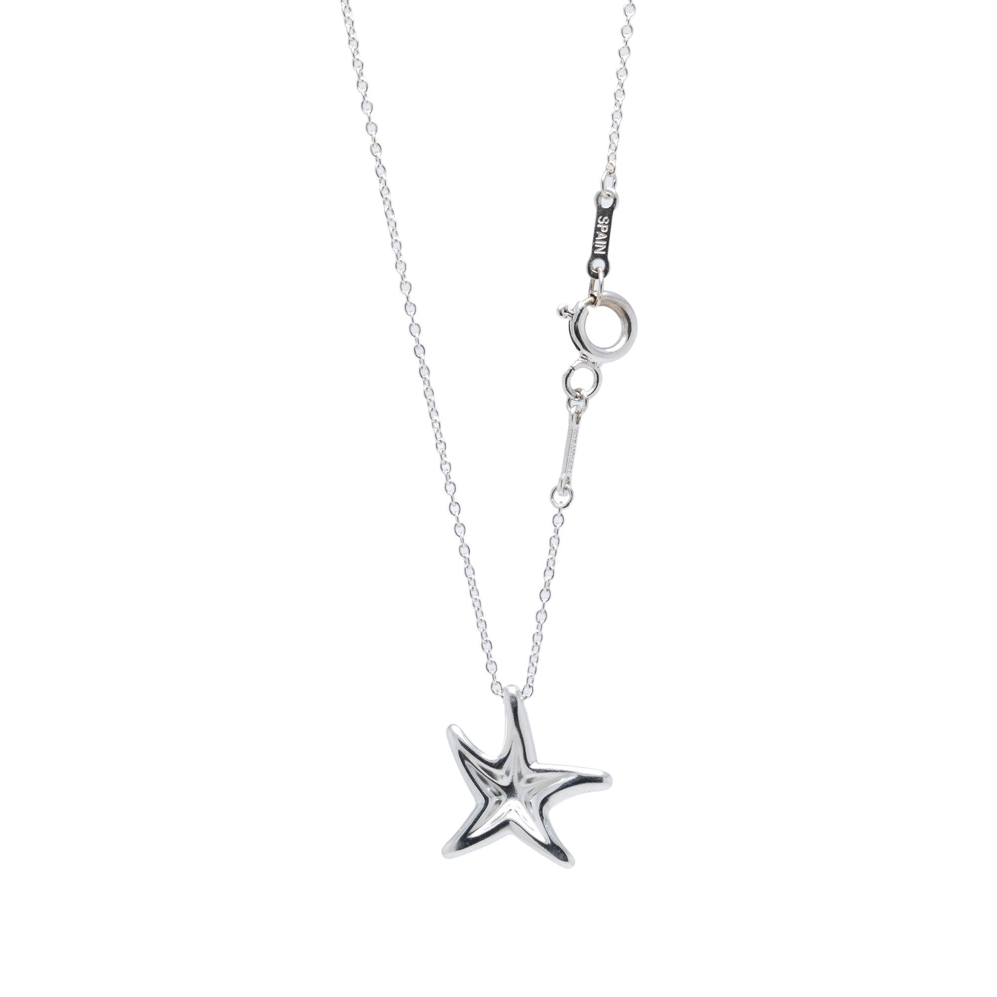 Tiffany & Co. Elsa Peretti Starfish Pendant Necklace