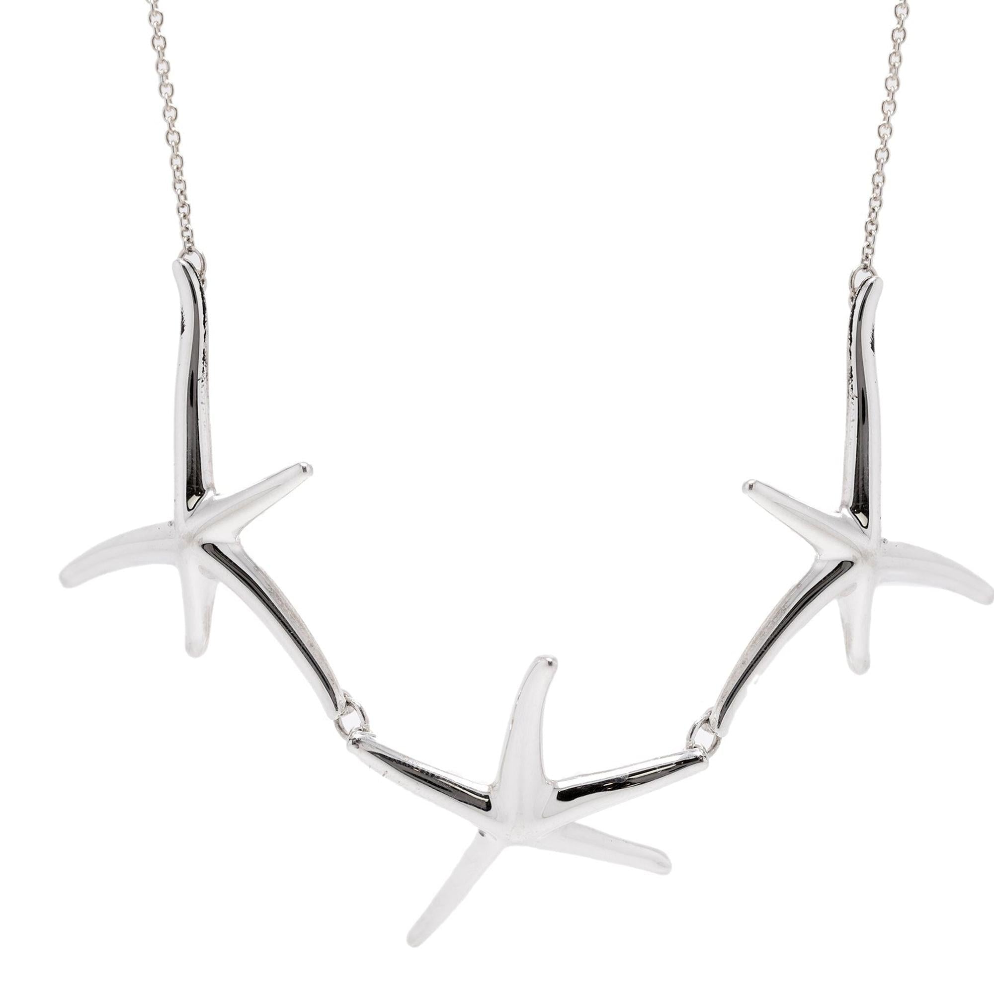 Tiffany & Co. Elsa Peretti Starfish Station Necklace