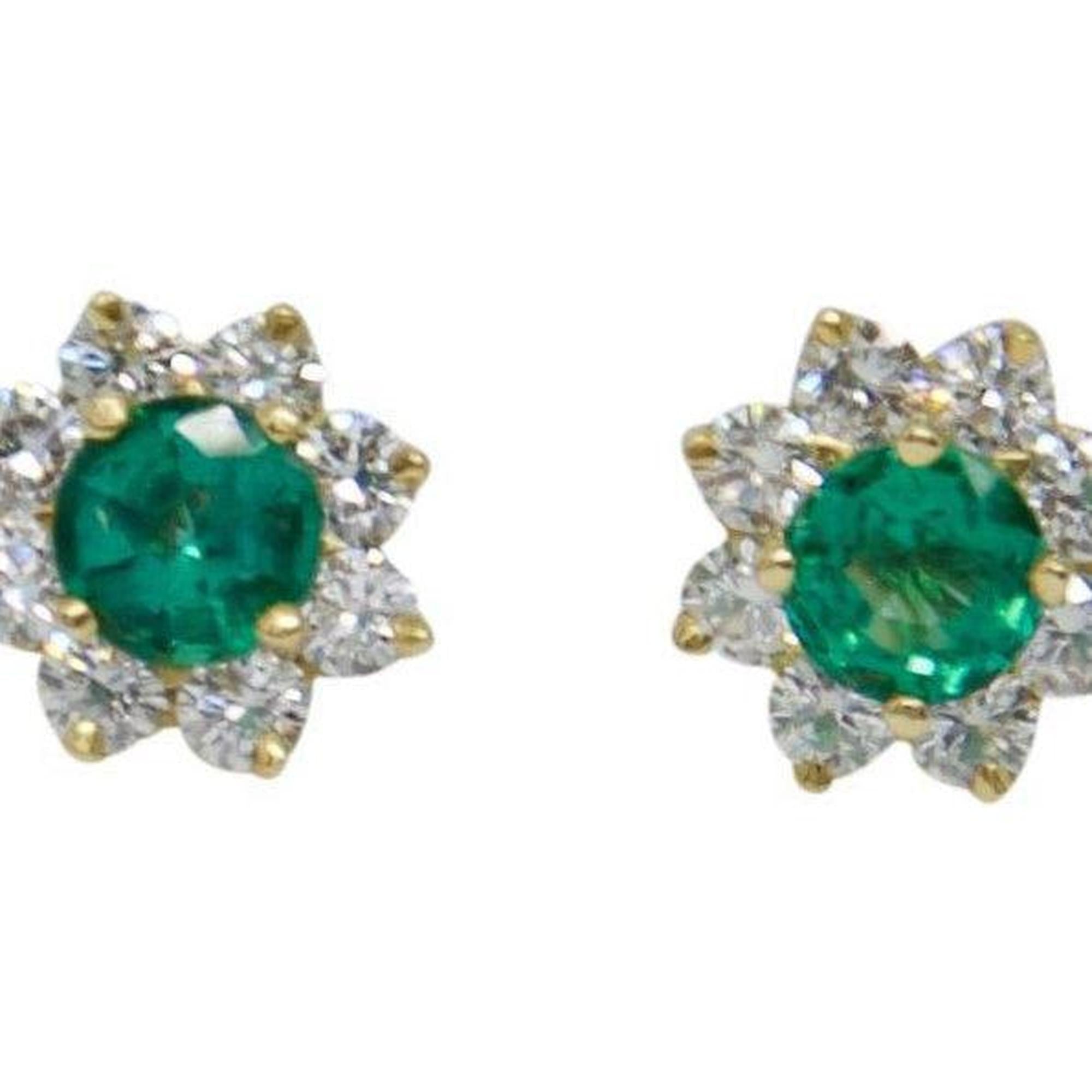 Tiffany & Co. Emerald and Diamond Earrings