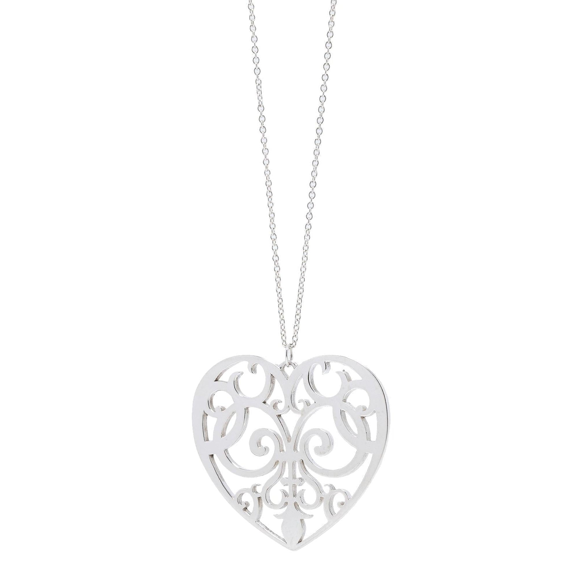 Tiffany & Co. Enchant Heart Pendant Necklace