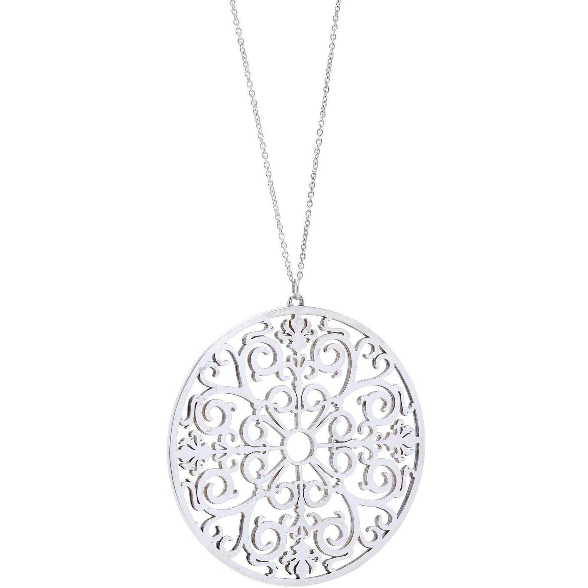 Tiffany & Co. Enchant Large Round Pendant Necklace