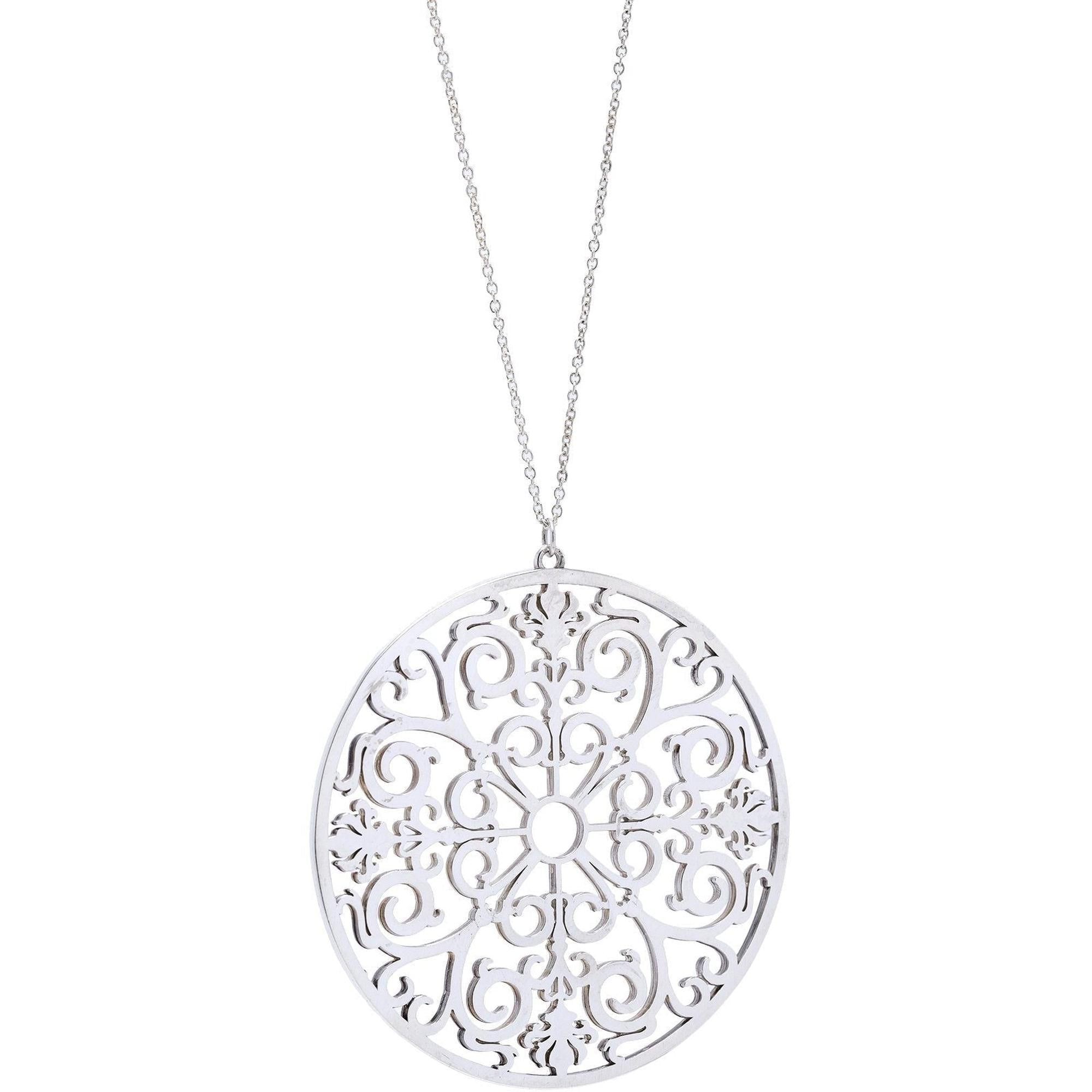 Tiffany & Co. Enchant Large Round Pendant Necklace