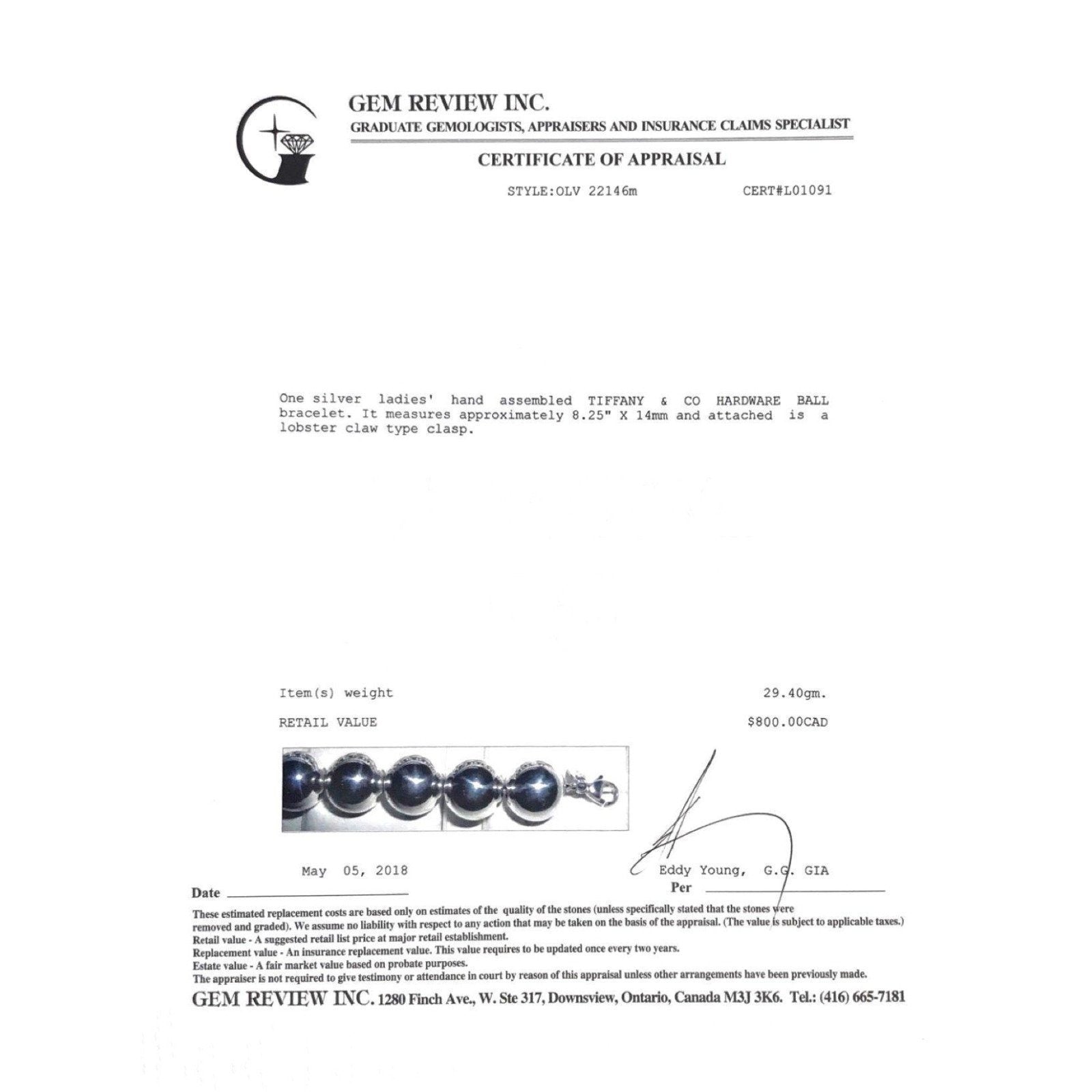 Tiffany & Co. Extra Large HardWear Ball Bracelet