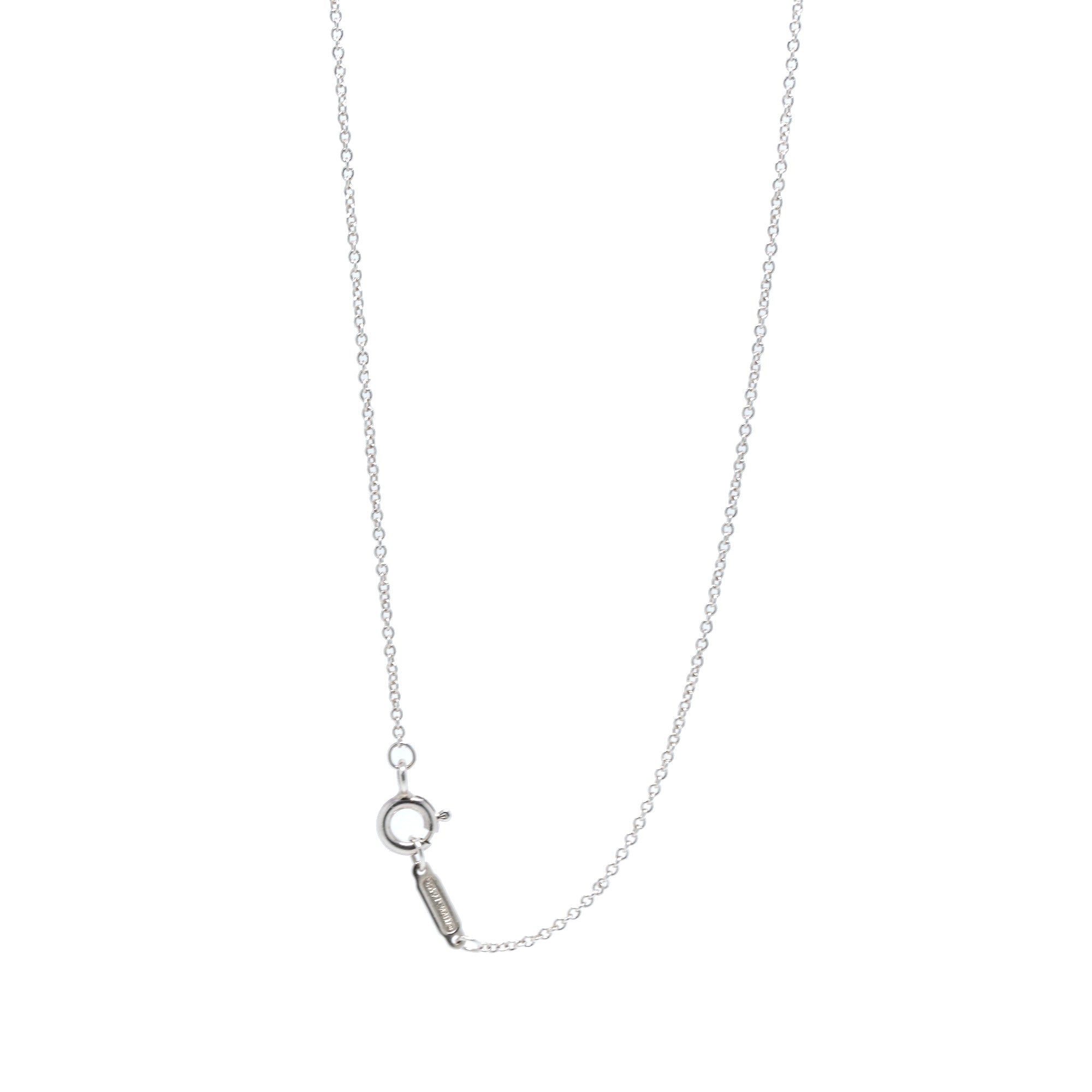 Tiffany & Co. Filigree Heart Lock & Key Pendant Necklace