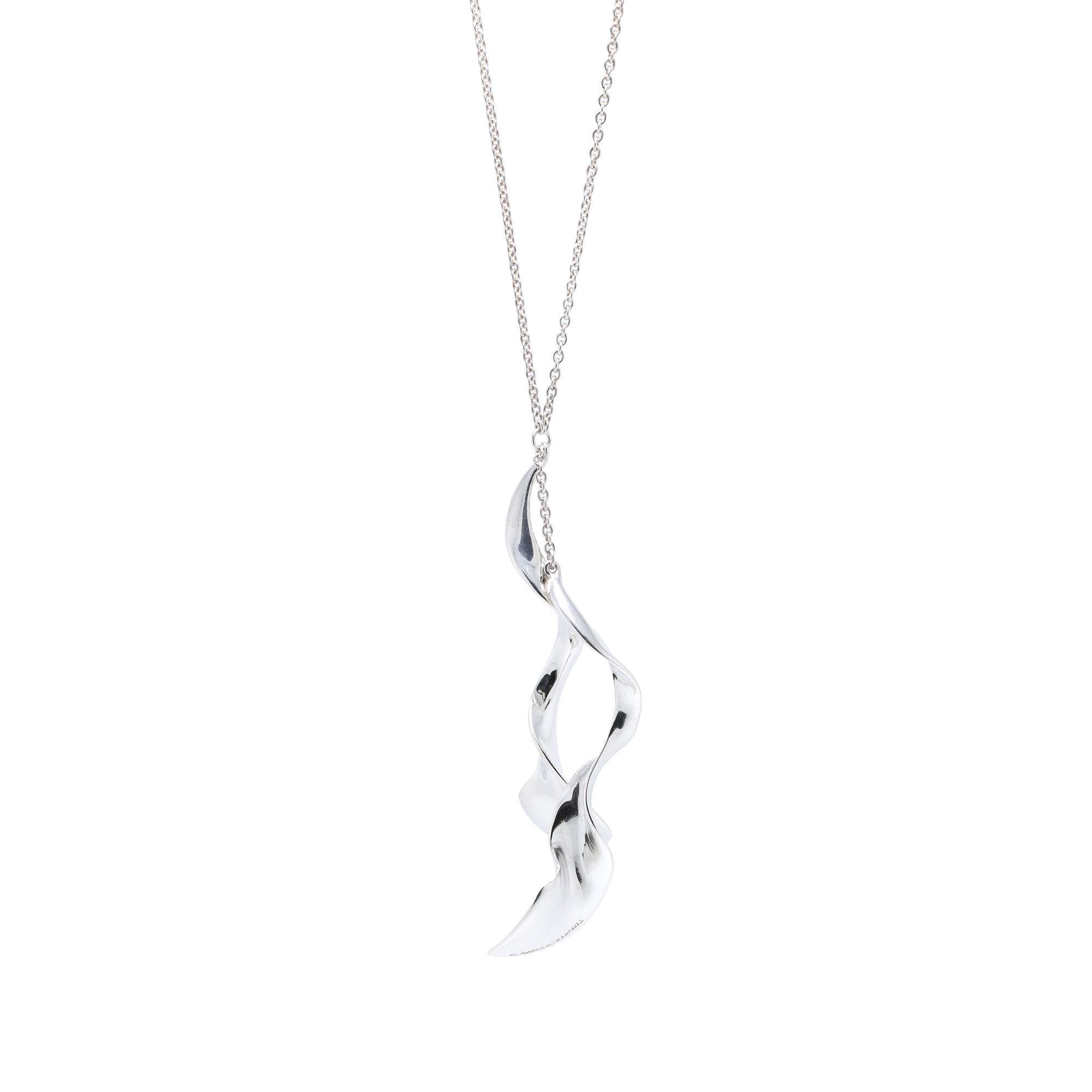 Tiffany & Co. Frank Gehry Double Orchid Pendant Necklace
