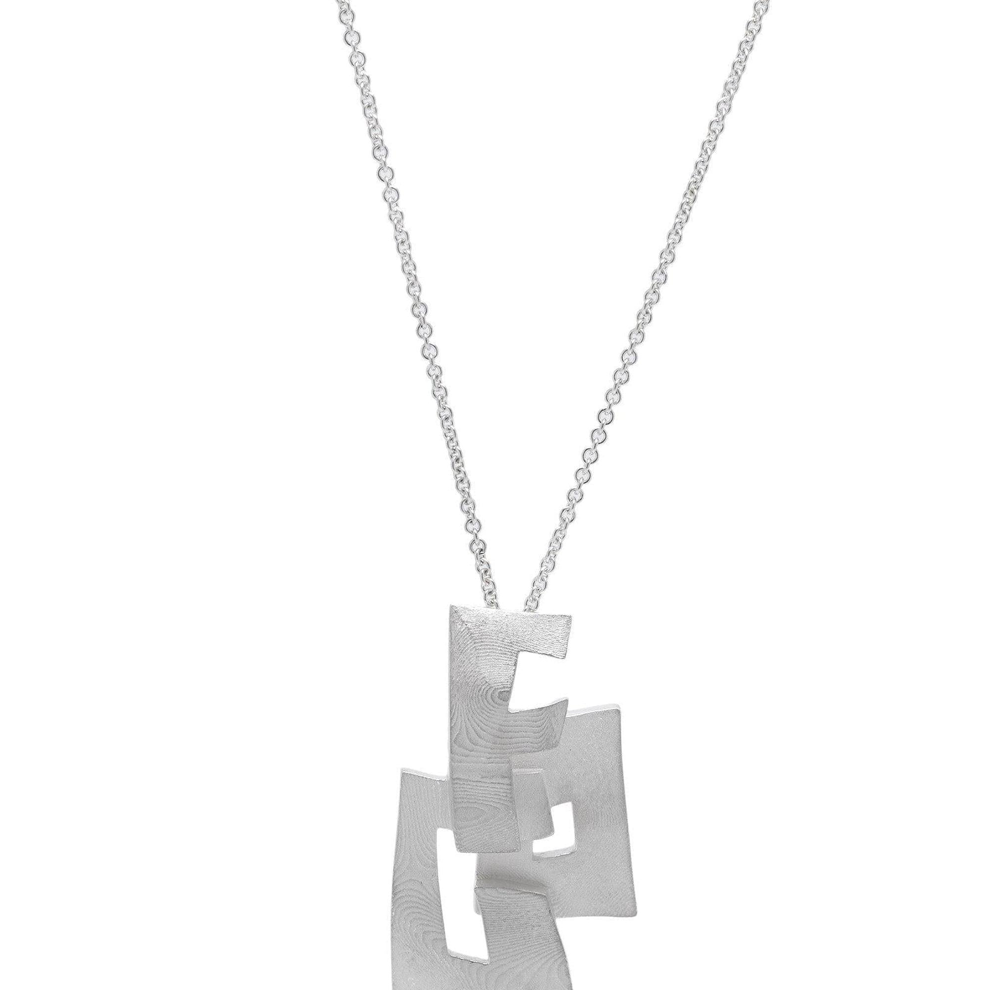 Tiffany & Co. Frank Gehry 'FOG' Abstract Initial Pendant Necklace